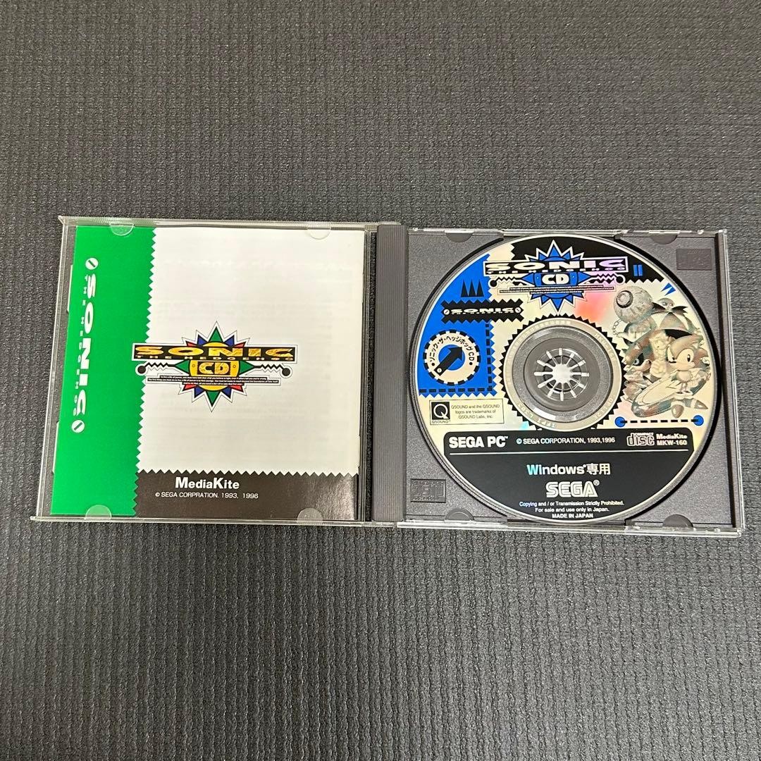 Sonic the Hedgehog CD PC Windows Game Disc MediaKite Rare