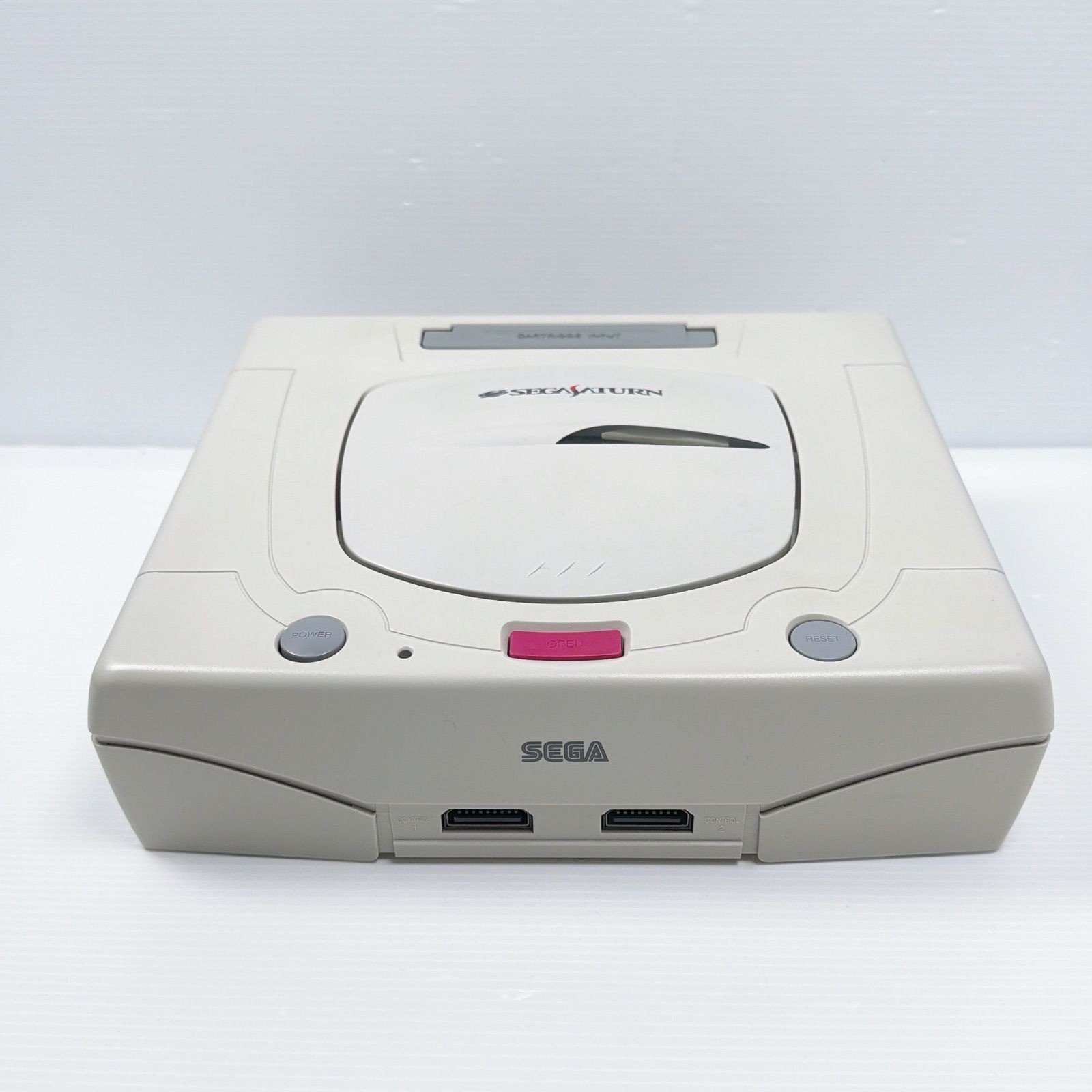 SEGA Saturn Console White HST-3220 Tested Working Japan Version