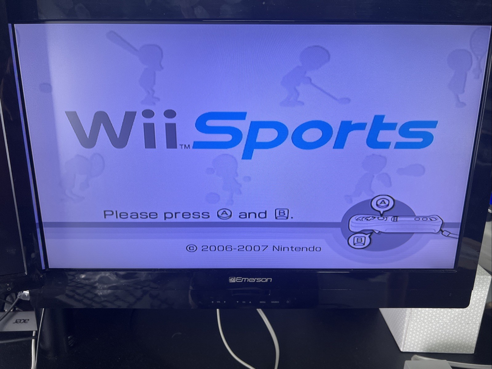 Nintendo Wii Console With Controllers, Cables, Wii Sports Game Disc Reset Tested