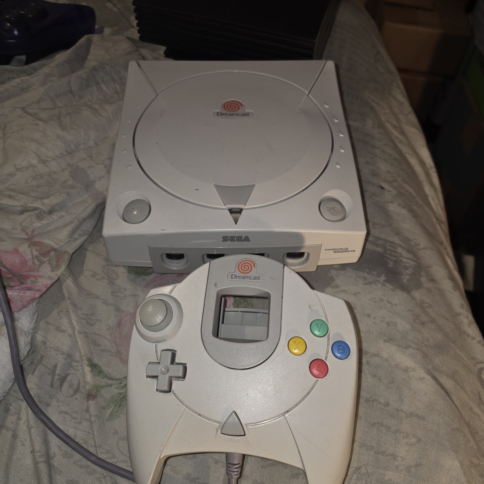 SEGA Dreamcast Launch Edition Home Console – White HKT-3020 COMPLETE WORKING
