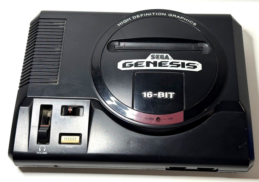 Sega Genesis Model 1 Console Bundle HDG + 2 OEM Controllers PSU RF Tested