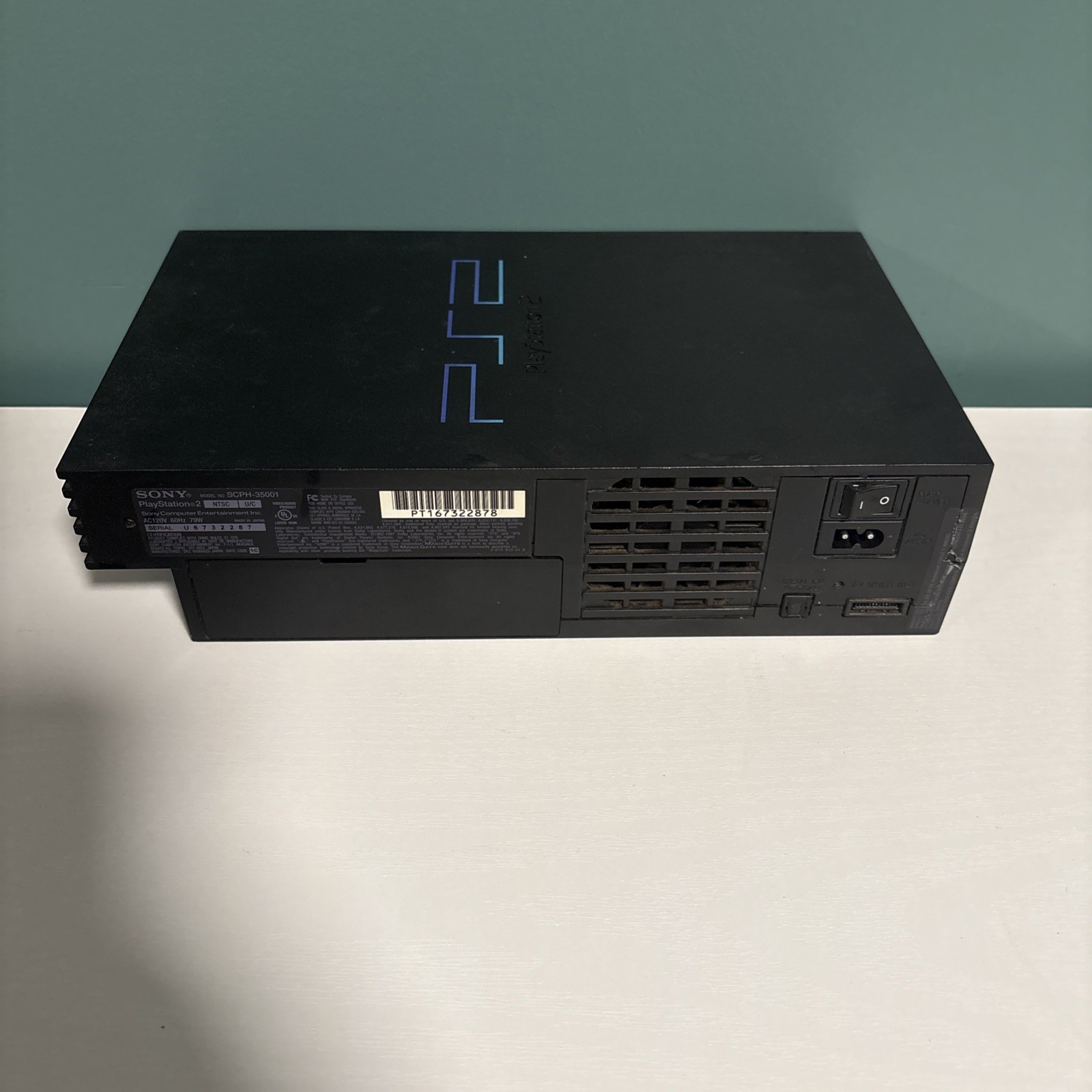 Sony Playstation 2 PS2 FAT System Console For Parts As-Is Bad Disc Drive
