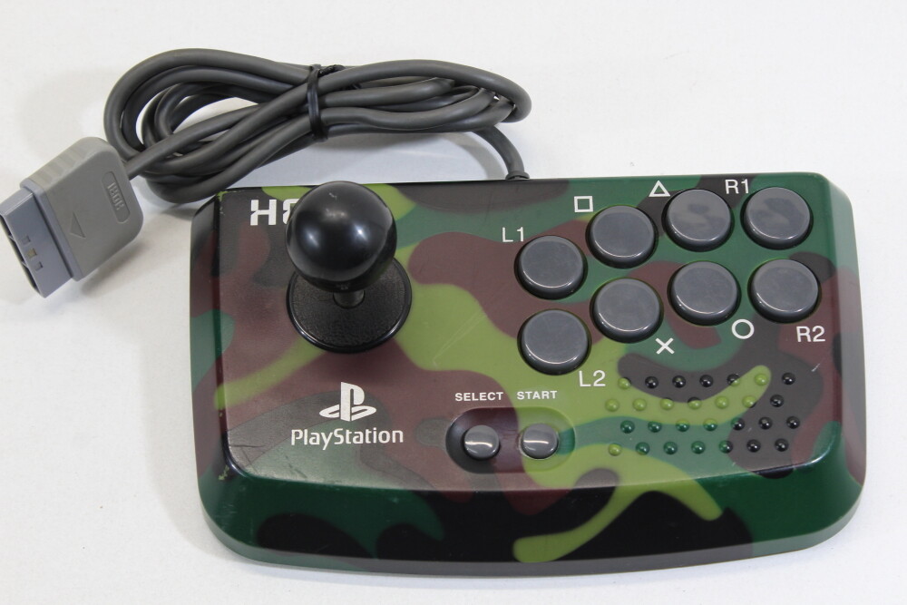 Hori Compact Joystick Meisai Controller HPS-47 Camouflage Camo PlayStation PS2