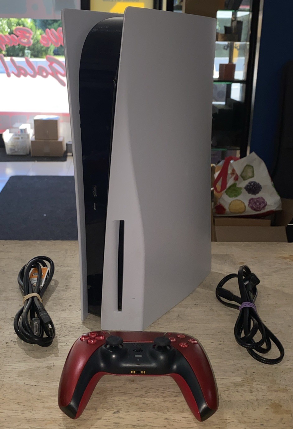 Sony PlayStation 5 Disc PS5 825GB White Console System CFI-1115A W/ Controller