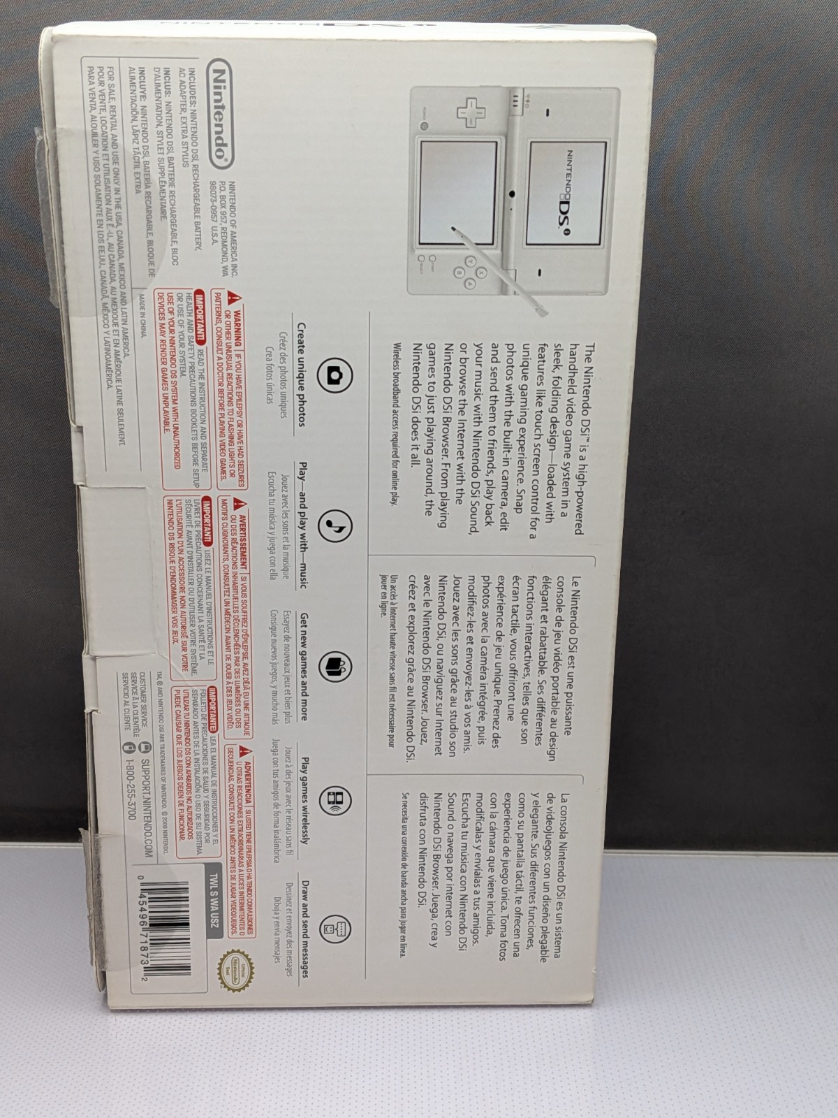 [DSi] Original Nintendo DSi Box + Manual ONLY, No console