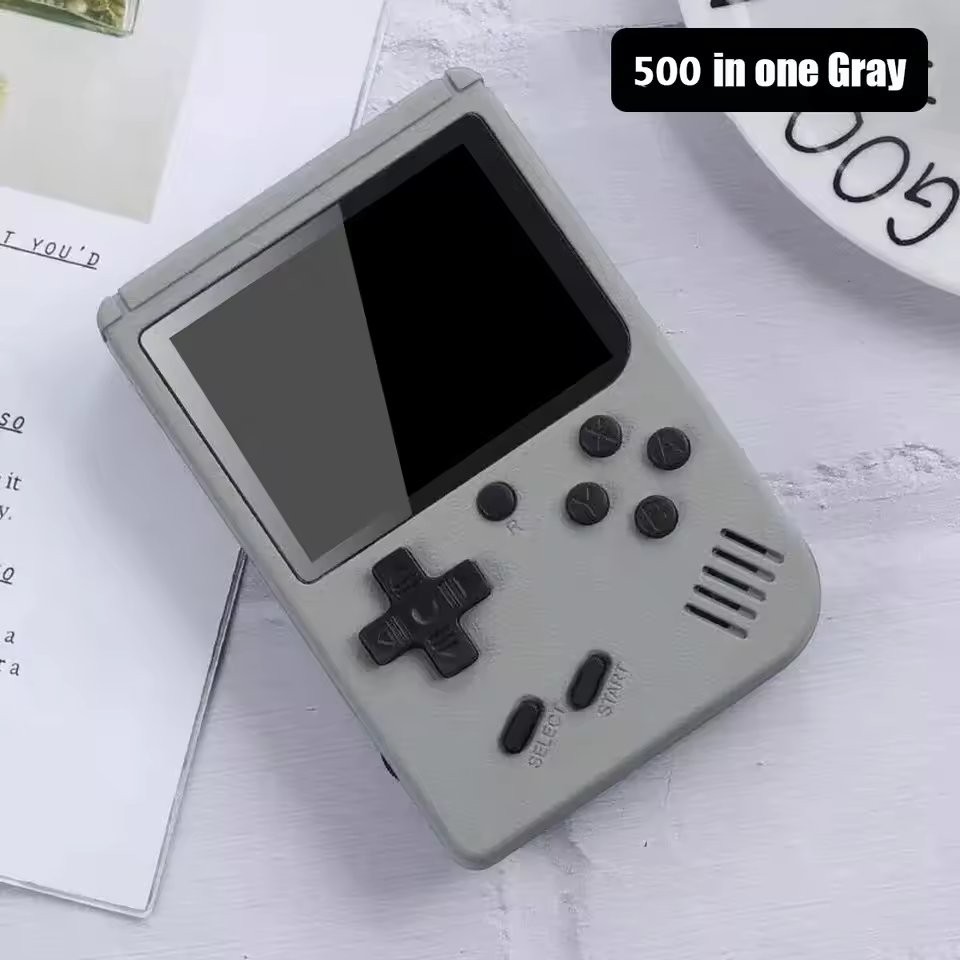 Handheld Retro Game Console 500+ Classic Games Gameboy Emulator TV Output Pink