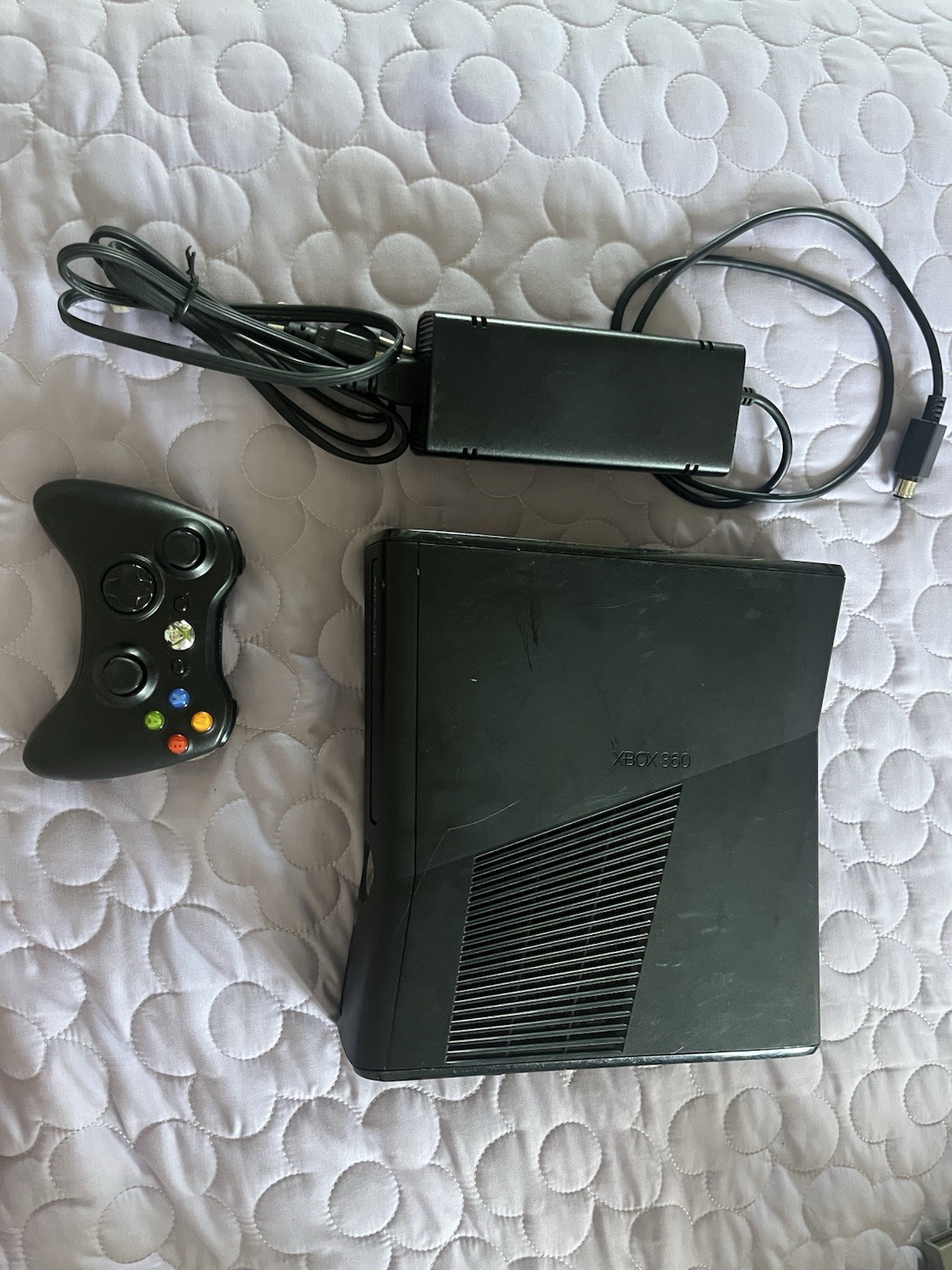 Microsoft Xbox 360 Model 1439 Console, Cords & Remote Controller Tested/Works