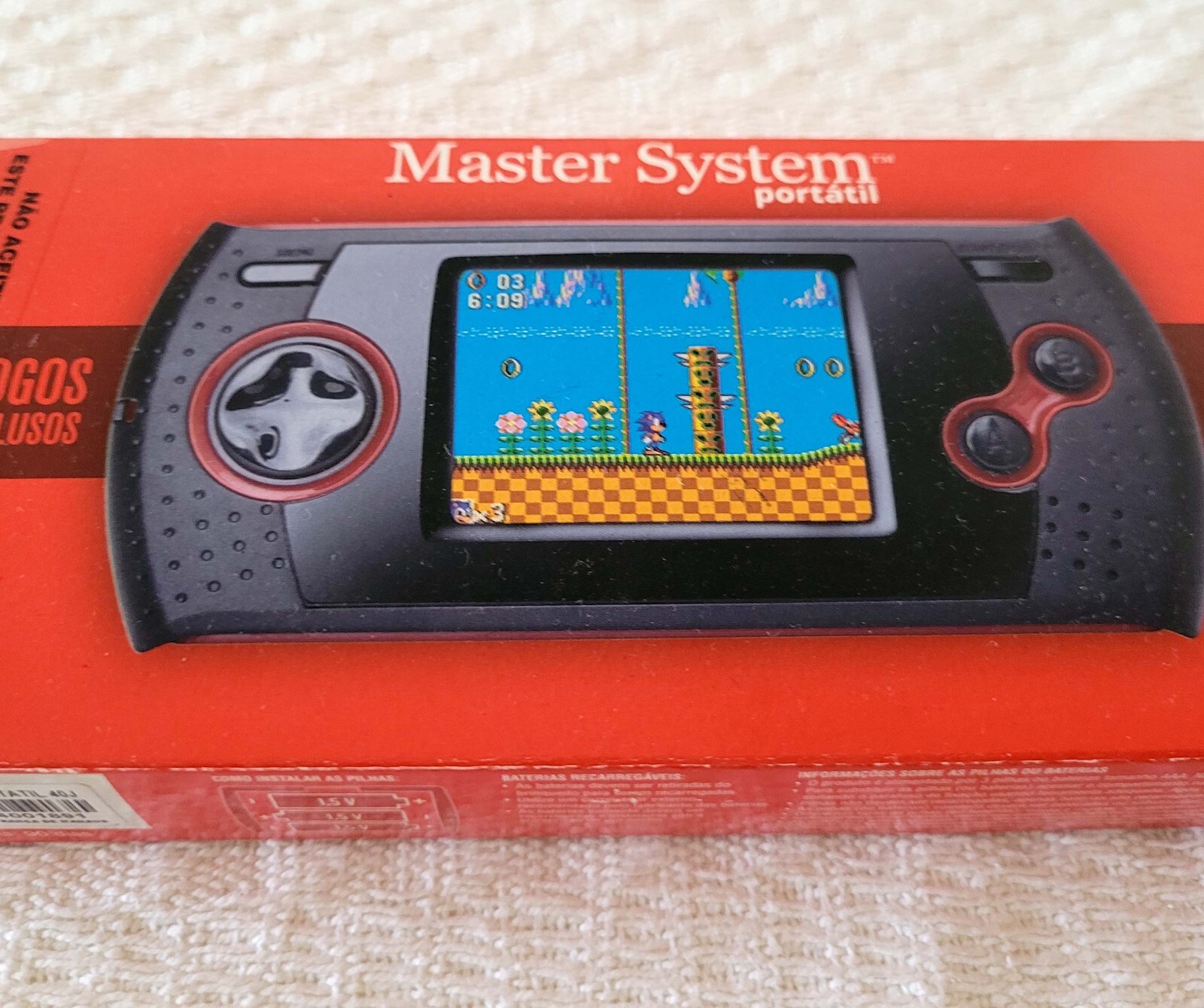 MASTER SYSTEM PORTABLE (PORTATIL) CIB – RARE HANDHELD CONSOLE BY TECTOY BRAZIL🔥