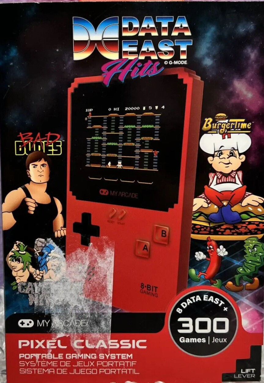 New Handheld Gaming System DC Data East Travel My Arcade Pixel Classic 300 Games