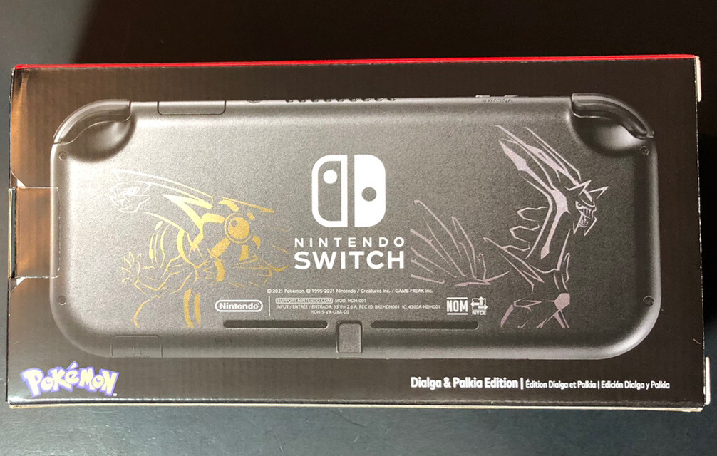 Nintendo Switch Lite [ Pokemon Dialga & Palkia Limited Edition ] NEW