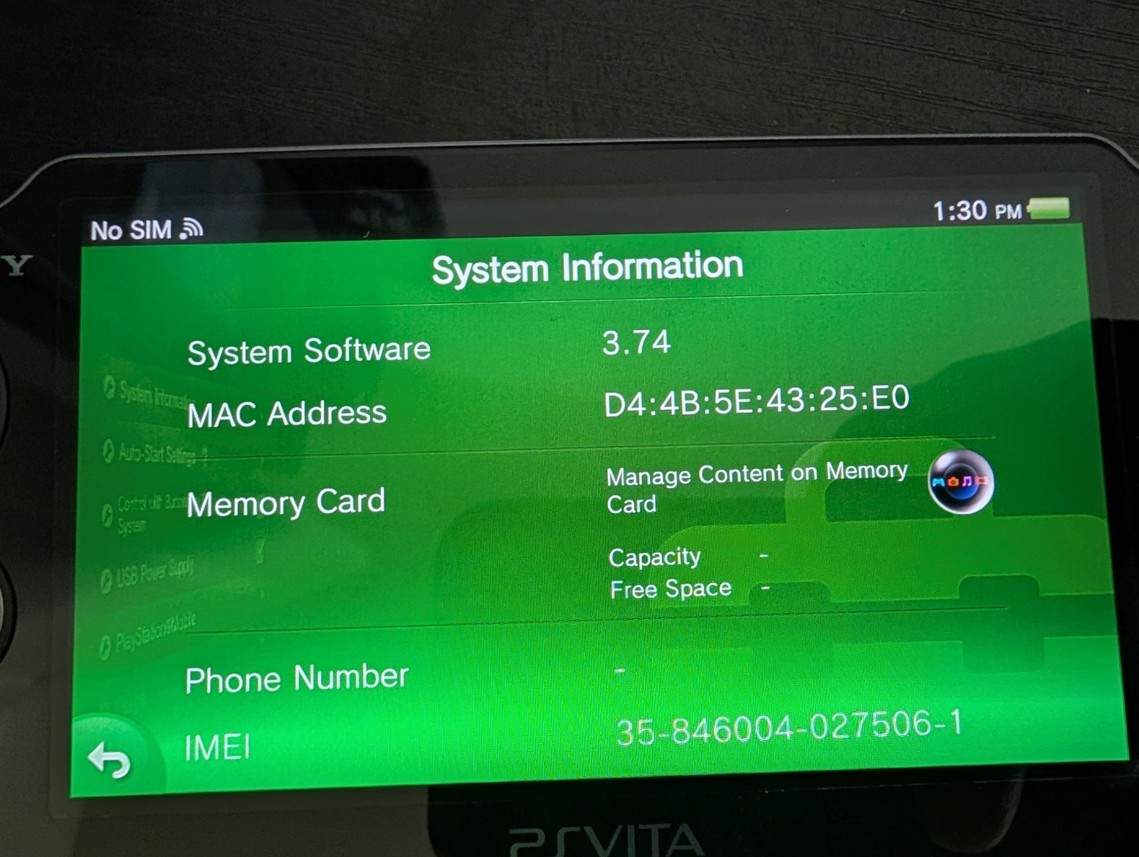 Sony PS Vita PCH-1101 Bundle