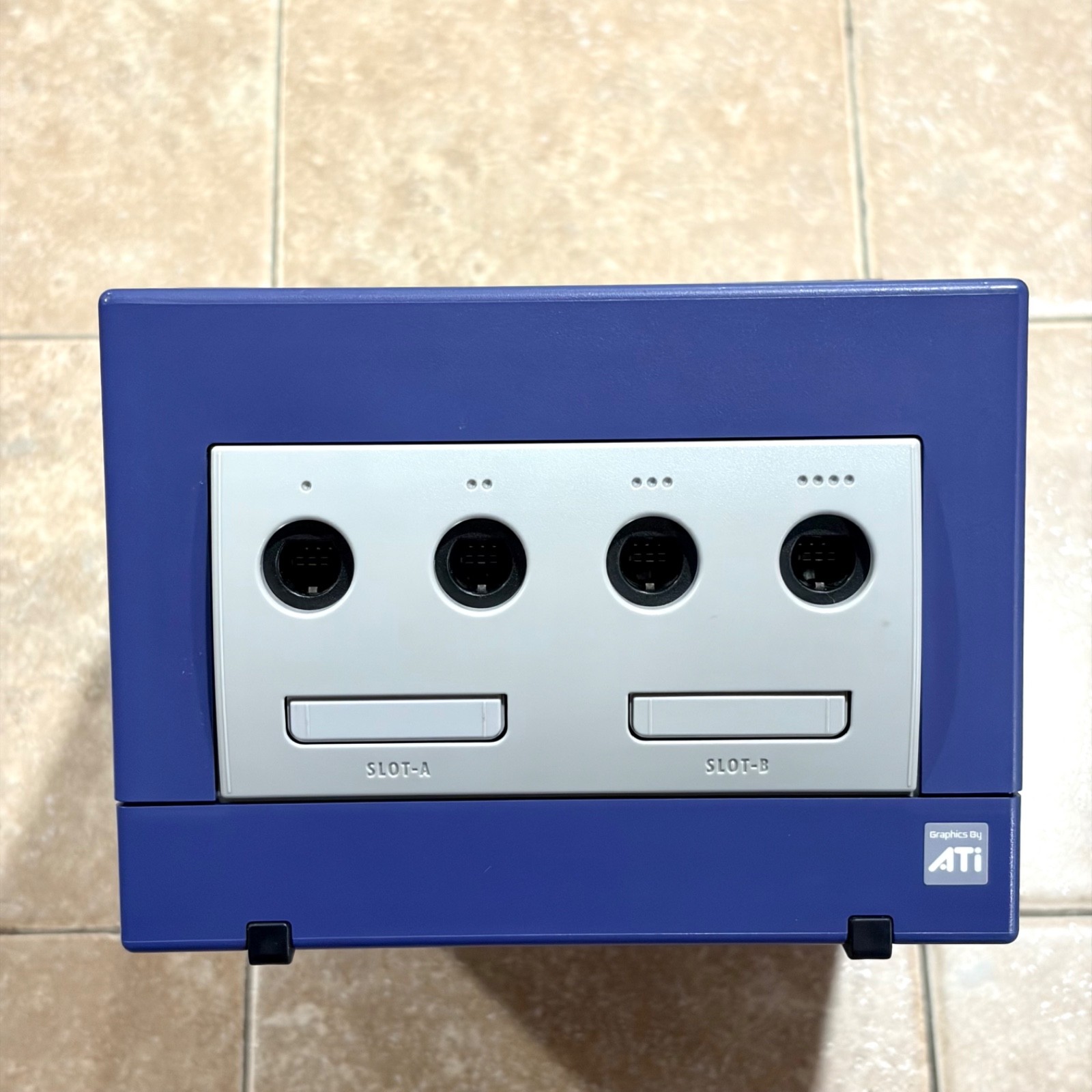 MINTY Nintendo GameCube System Indigo CIB + Game Boy Player Region FREE TESTED