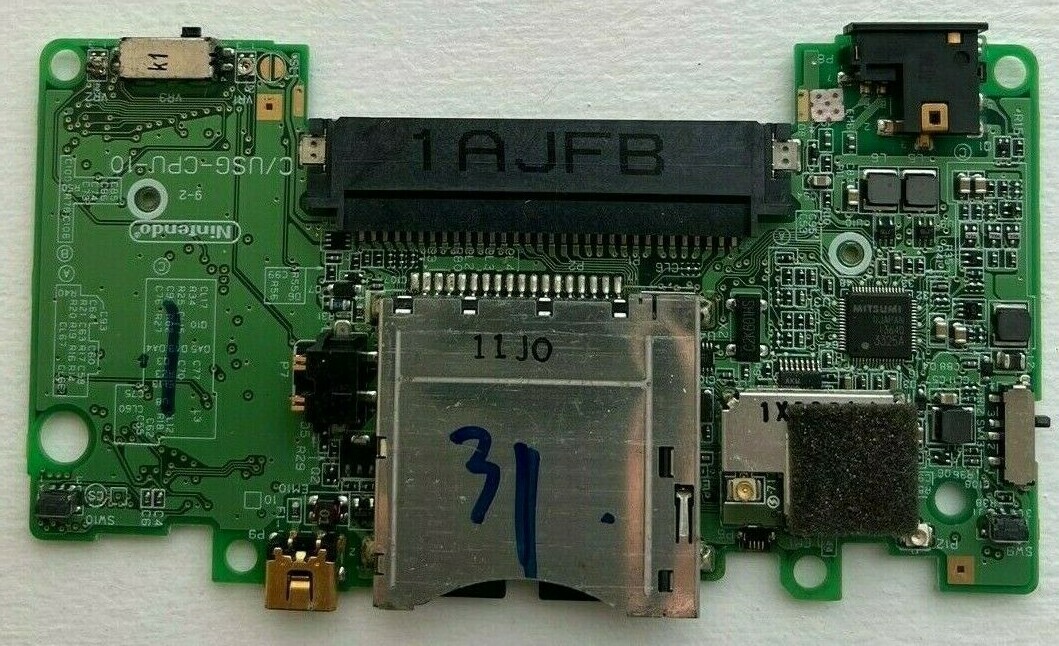 Authentic Nintendo DS Lite Motherboard Replacement NDSL – Working – WIFI CARD
