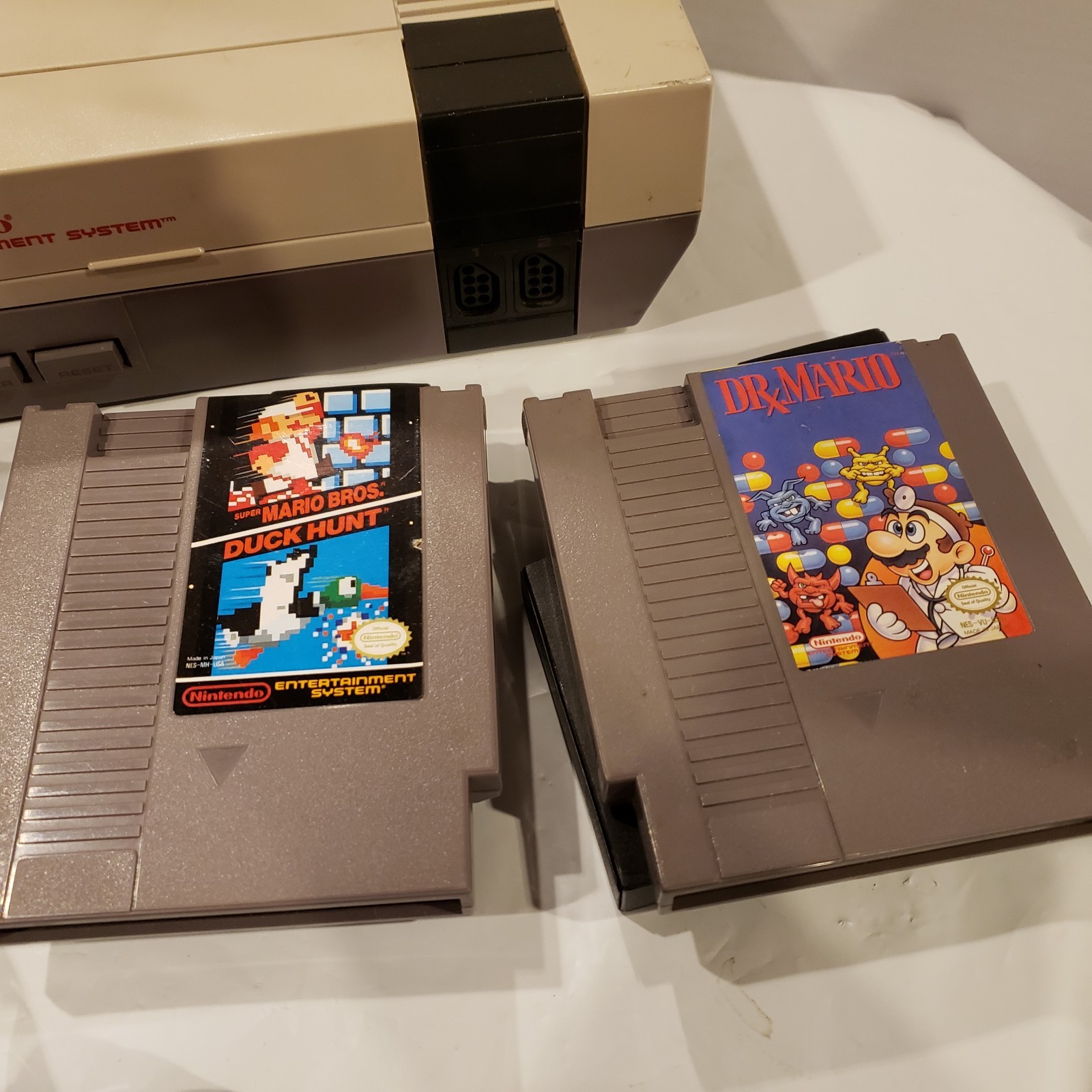 Original Nintendo Nes System Console Super Mario Game Bundle Tech Tested Cleaned
