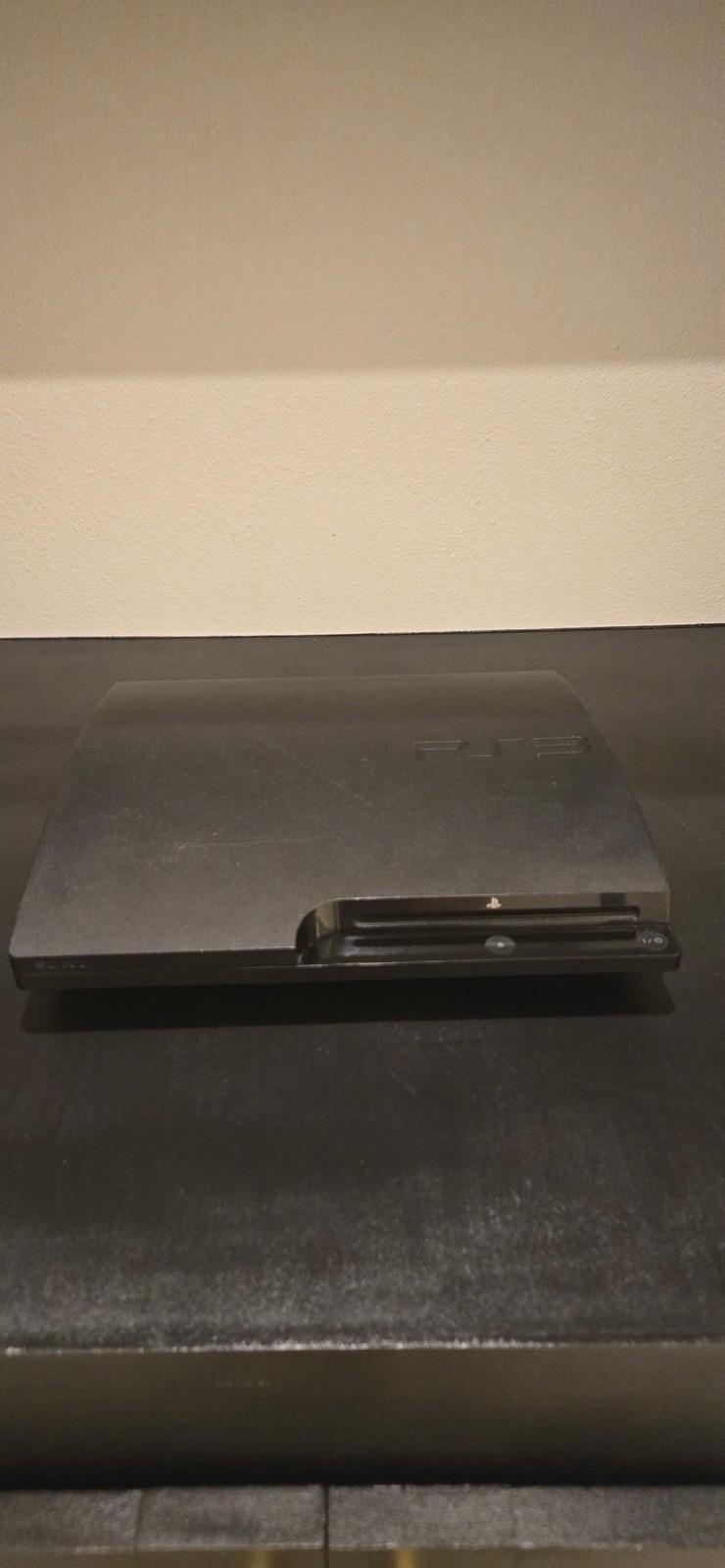 Sony PlayStation 3 Slim Black Console (CECH-3001B) Tested Working No Hard Drive