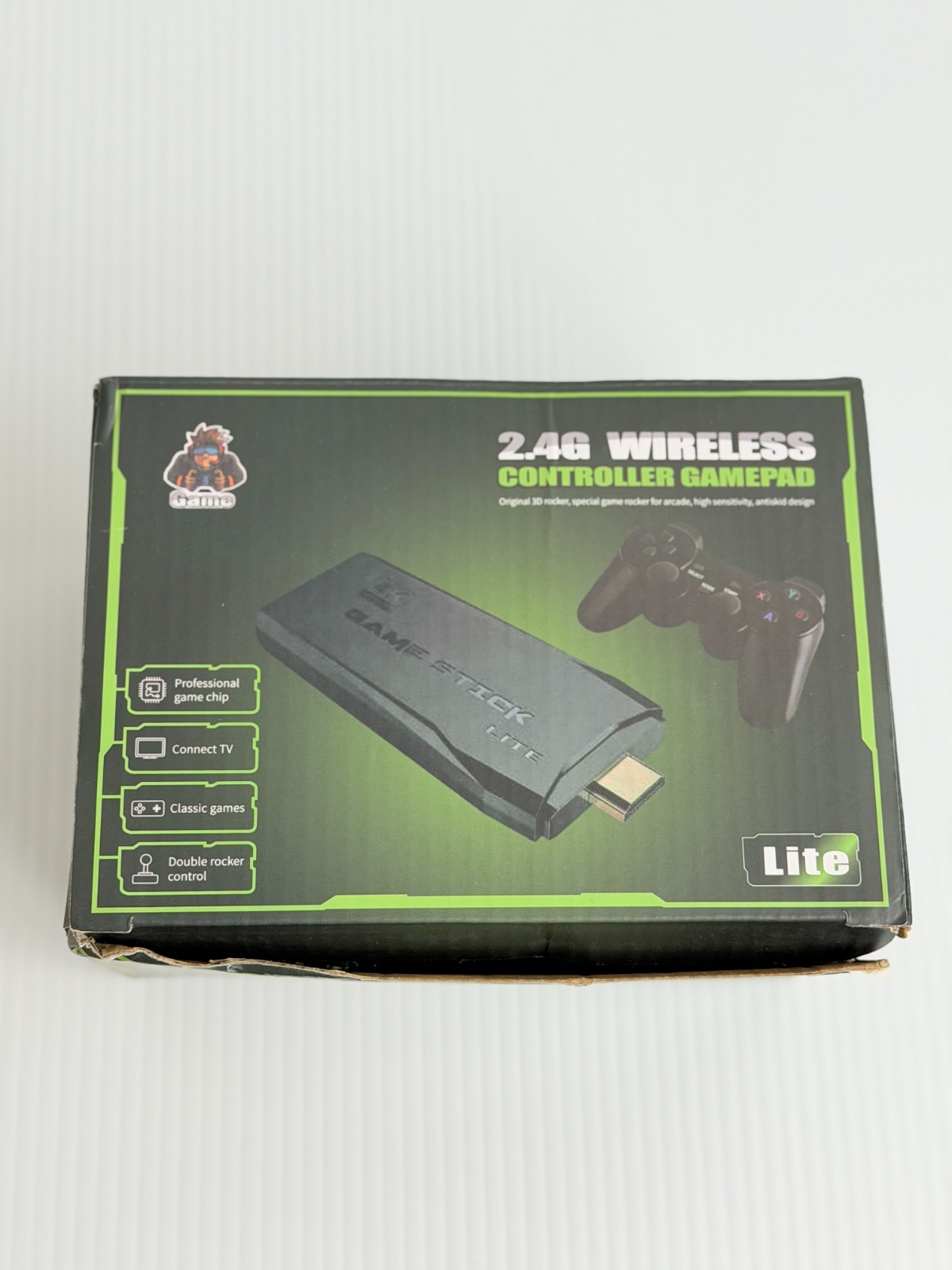 2.4G Wireless Controller Gamepad Lite 4K Ultra HD Game Stick Set