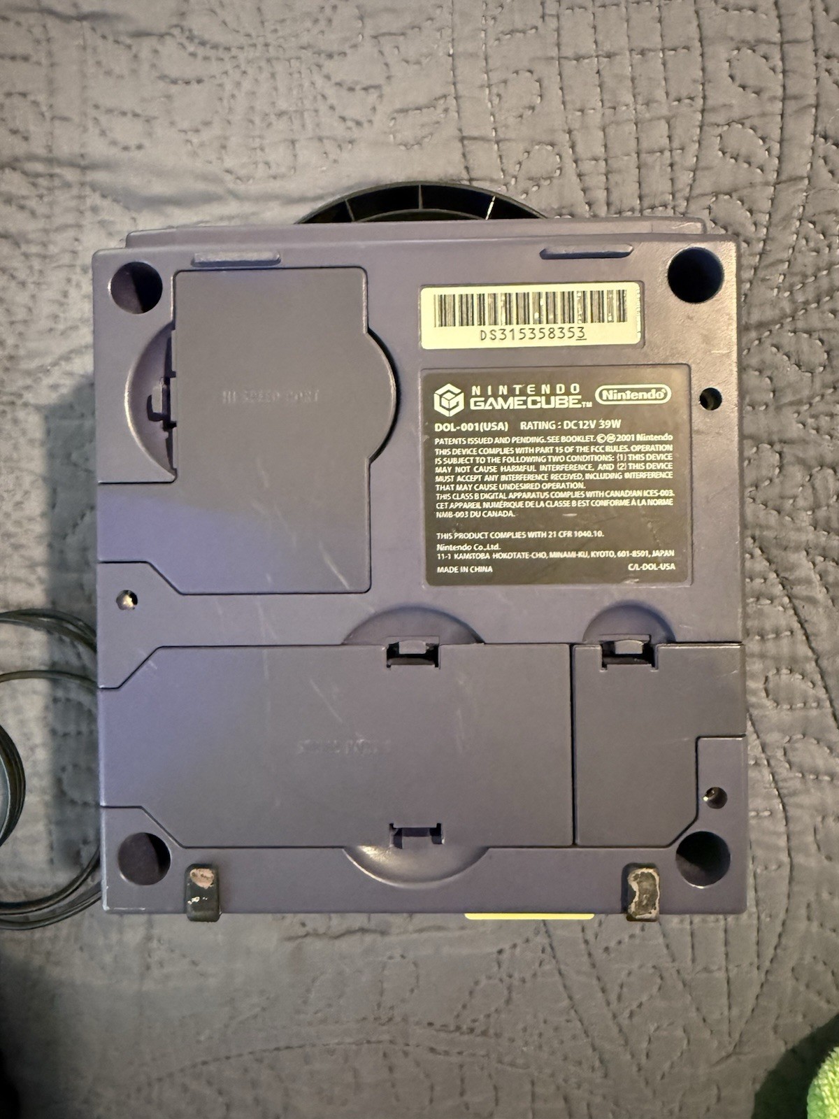 Nintendo GameCube DOL-001 Indigo Purple Console Tested!