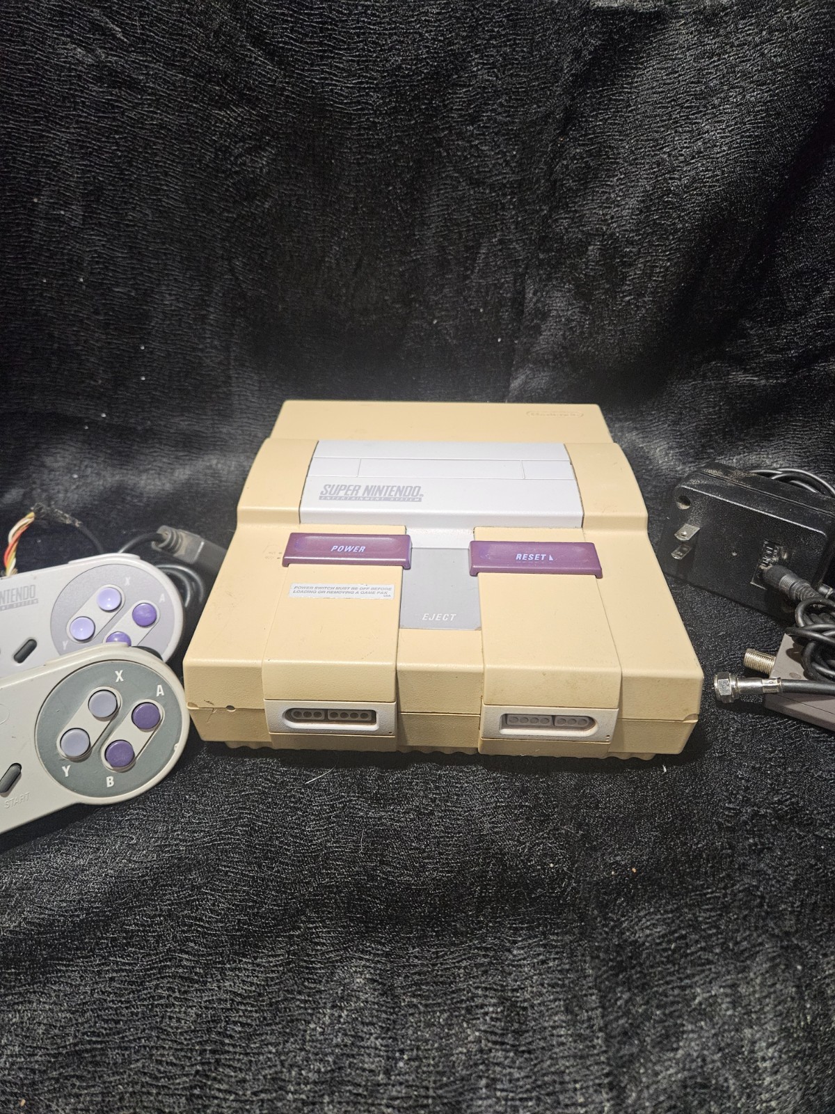 Super Nintendo SNES Console , Tested