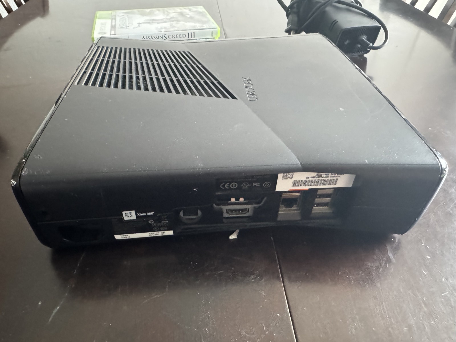 Xbox 360 Console Assassins Creed Bundle 4GB-Black (Tested And Working)