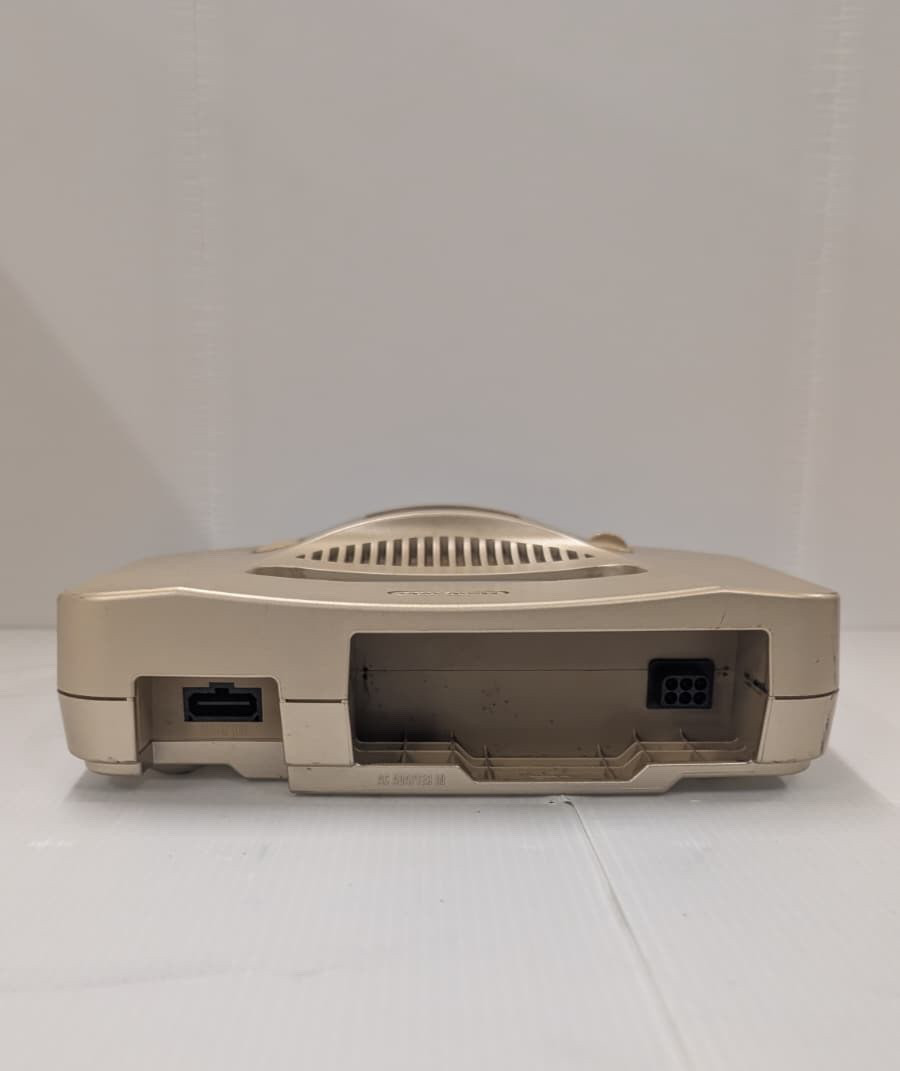 Gold Nintendo 64 Console only N64 Made in Japan Tested condition issues