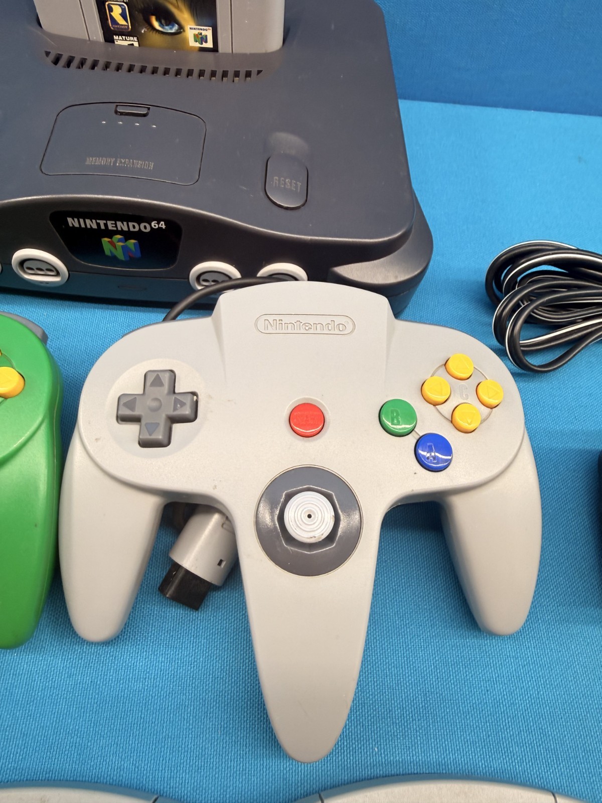 Nintendo 64 N64 System Console – Controllers – 13x Game Bundle Lot Super Smash