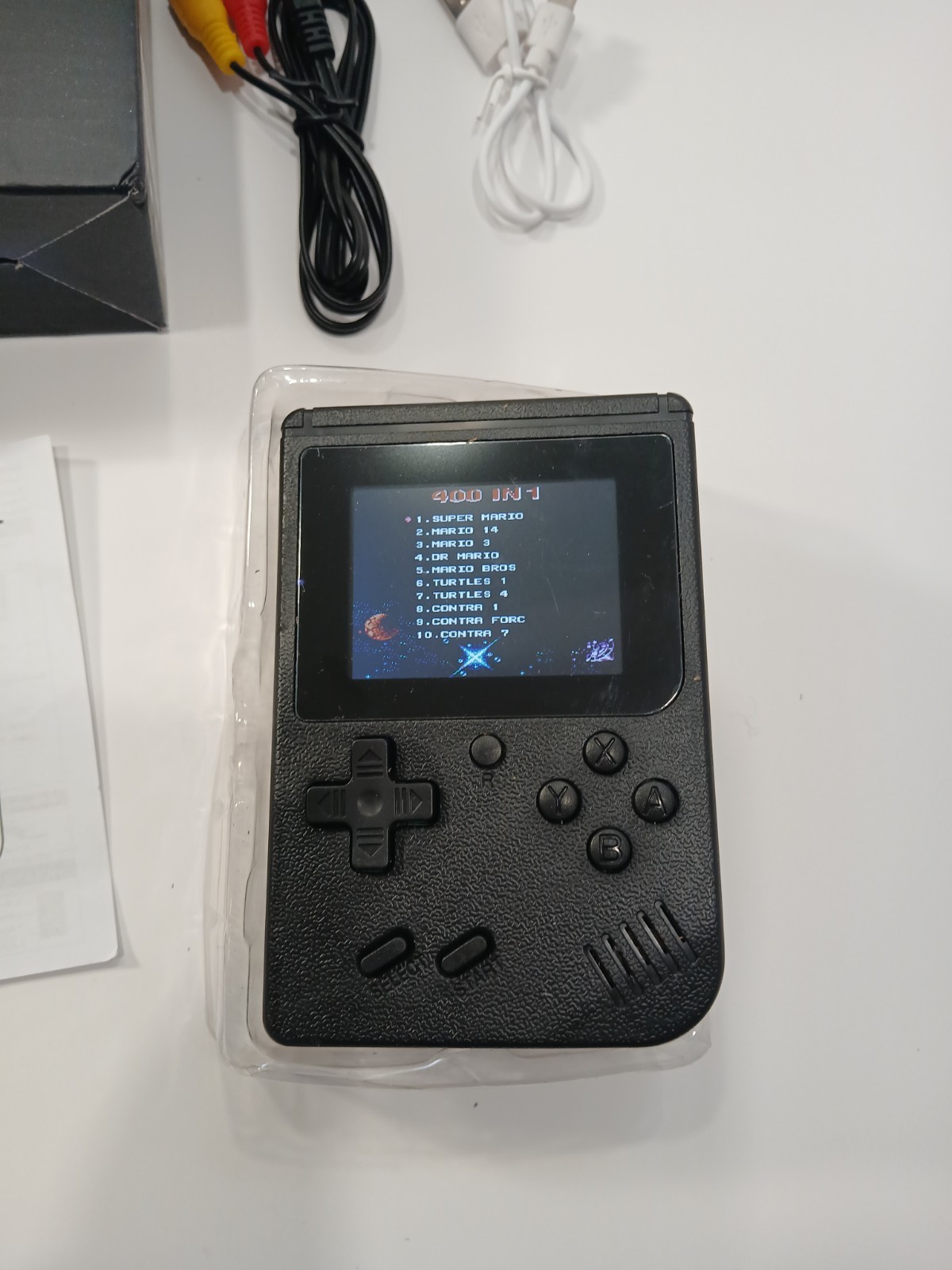 Game Box Plus Digital Game System Rechargeable Battery /400 Built-In Retro Game