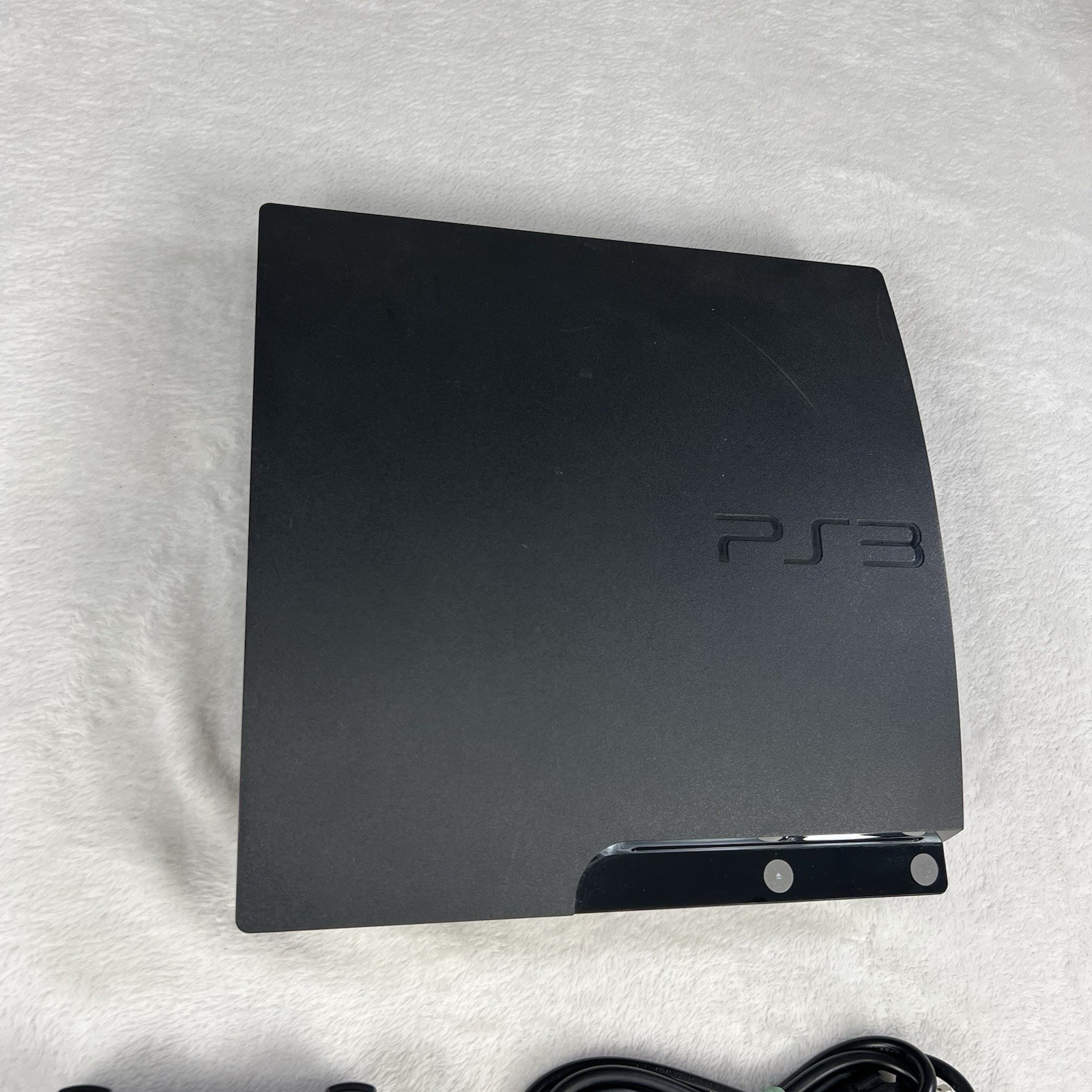 Sony PlayStation 3 PS3 320GB CECH-2501B Controller Cables Game MW3 Tested Works