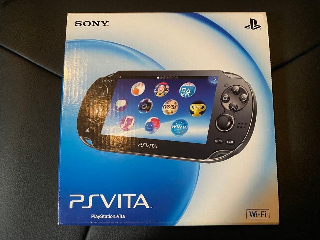 PlayStation PS VITA Console Wi-Fi Model Crystal Black PCH-1000 From Japan