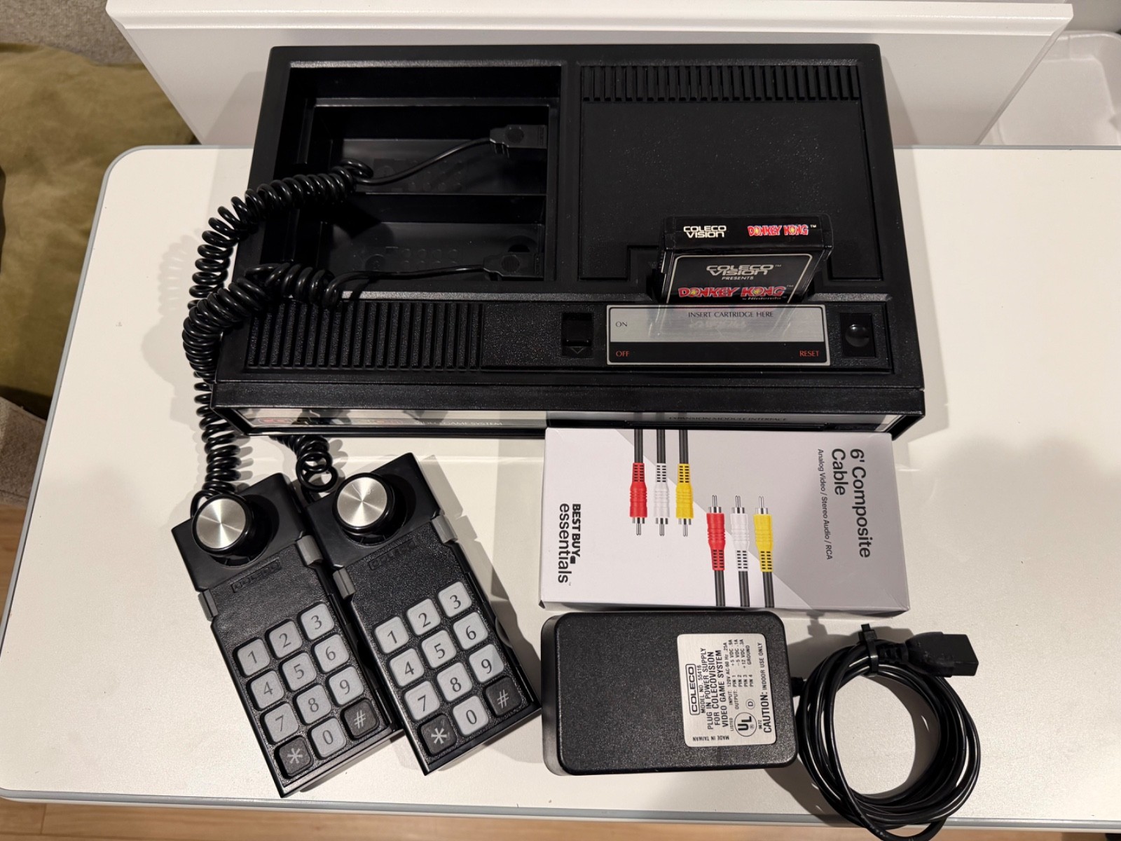 (Restored) Colecovision Coleco Console (caps, switch, RCA composite MOD, DK)#21
