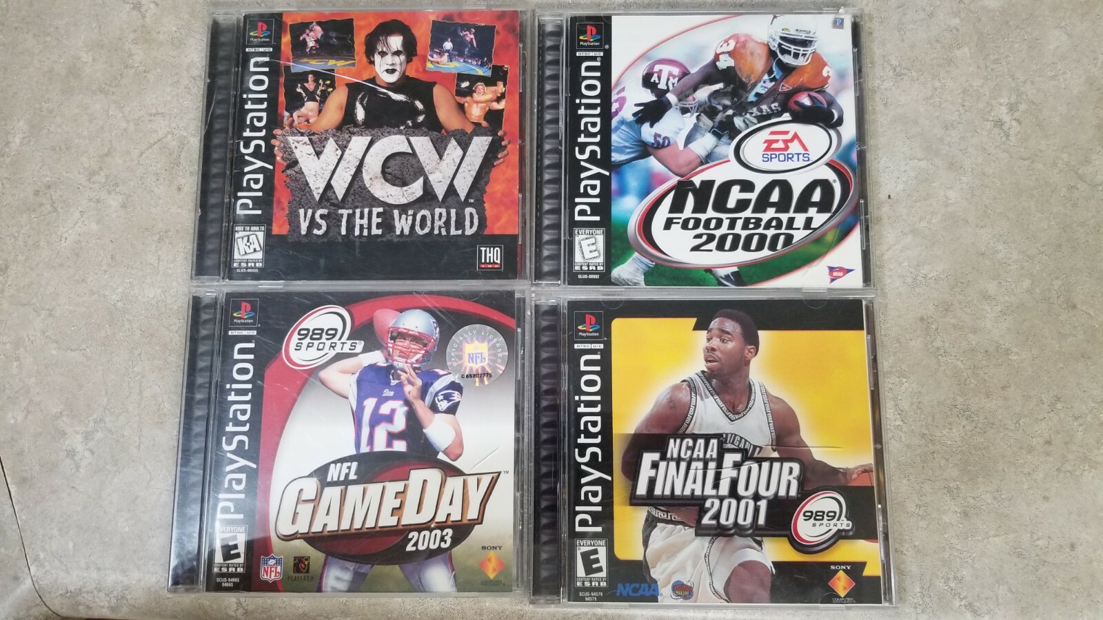 PLAYSTATION Game Bundle-NCAA Football 2000/NFL Game Day 2003/NCAA Final Four …