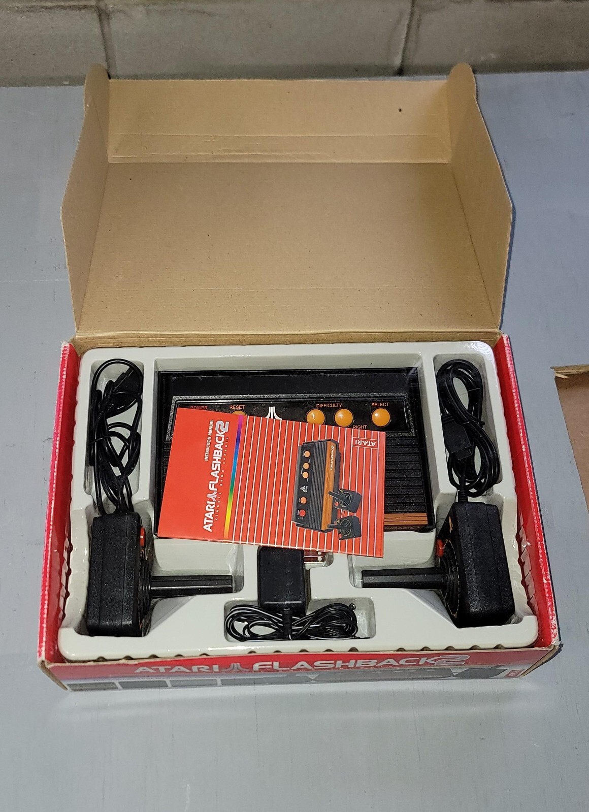 New Open Box! Atari Flashback 2 Classic Game Console with 40 Built in Games