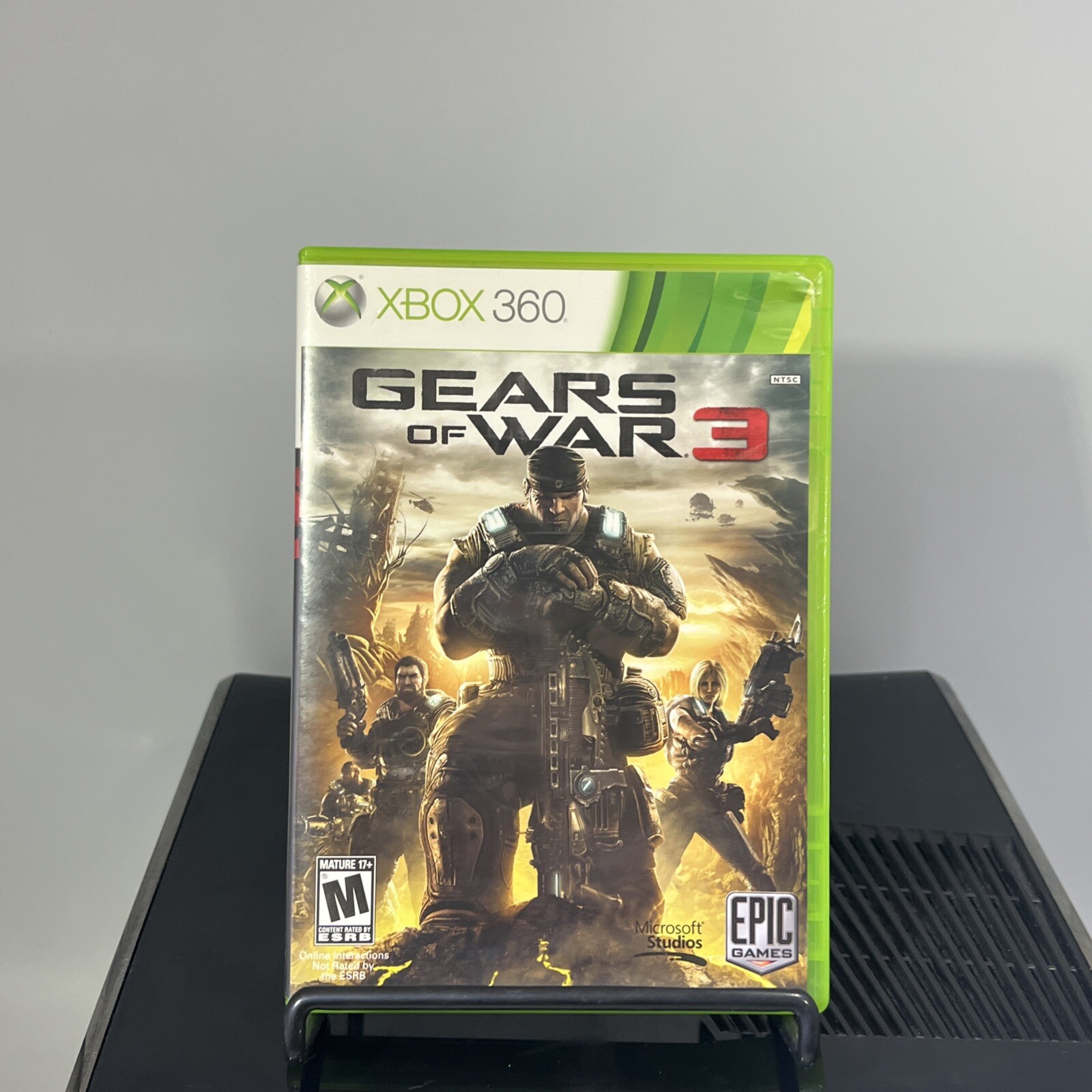 Xbox 360 S Slim 4GB Console Bundle Controller Lot Of 5 Games #ML32