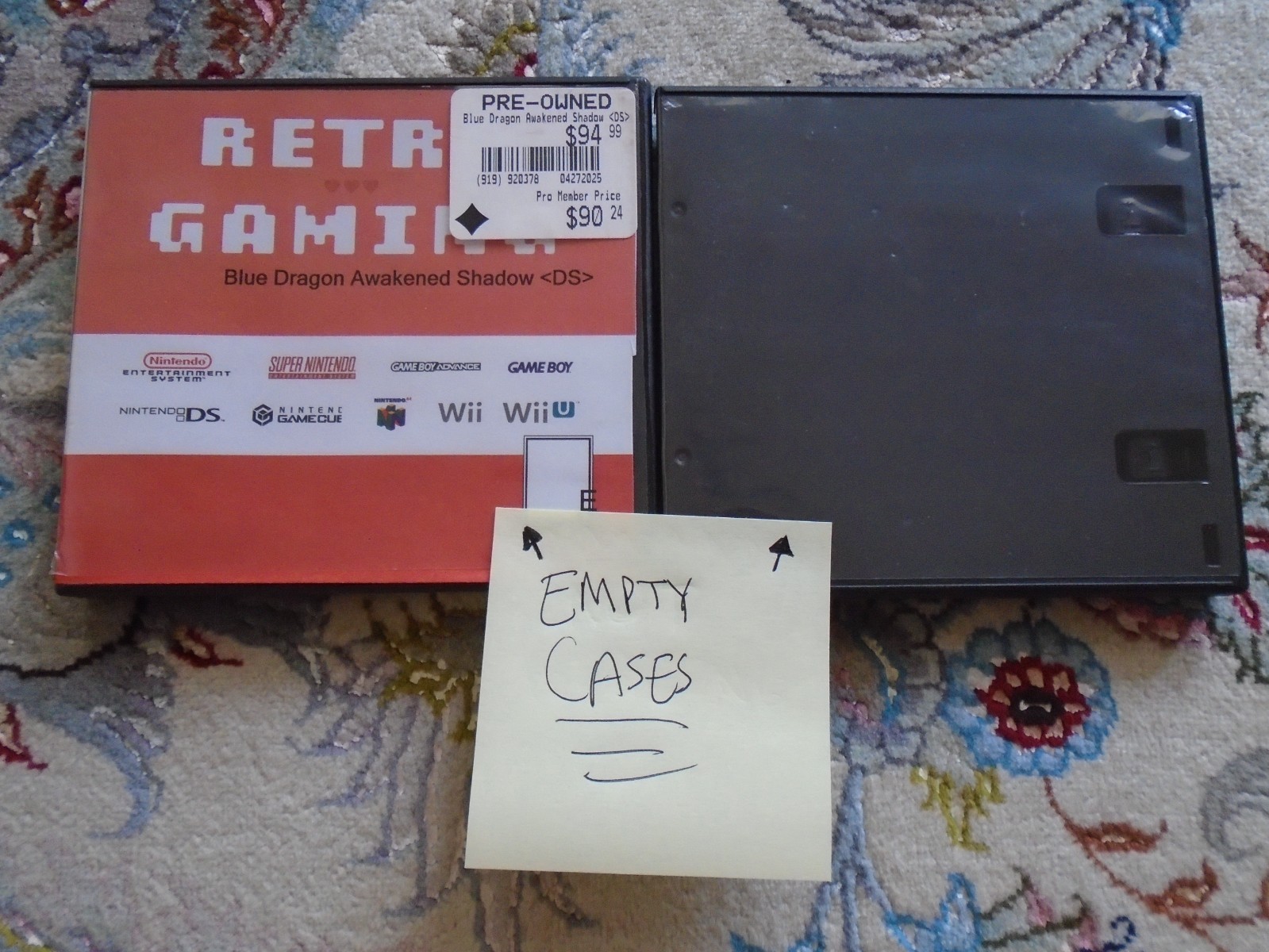 SEMI-WORKING Nintendo DSi Black Console with lots of games FOR REPAIR READ USA
