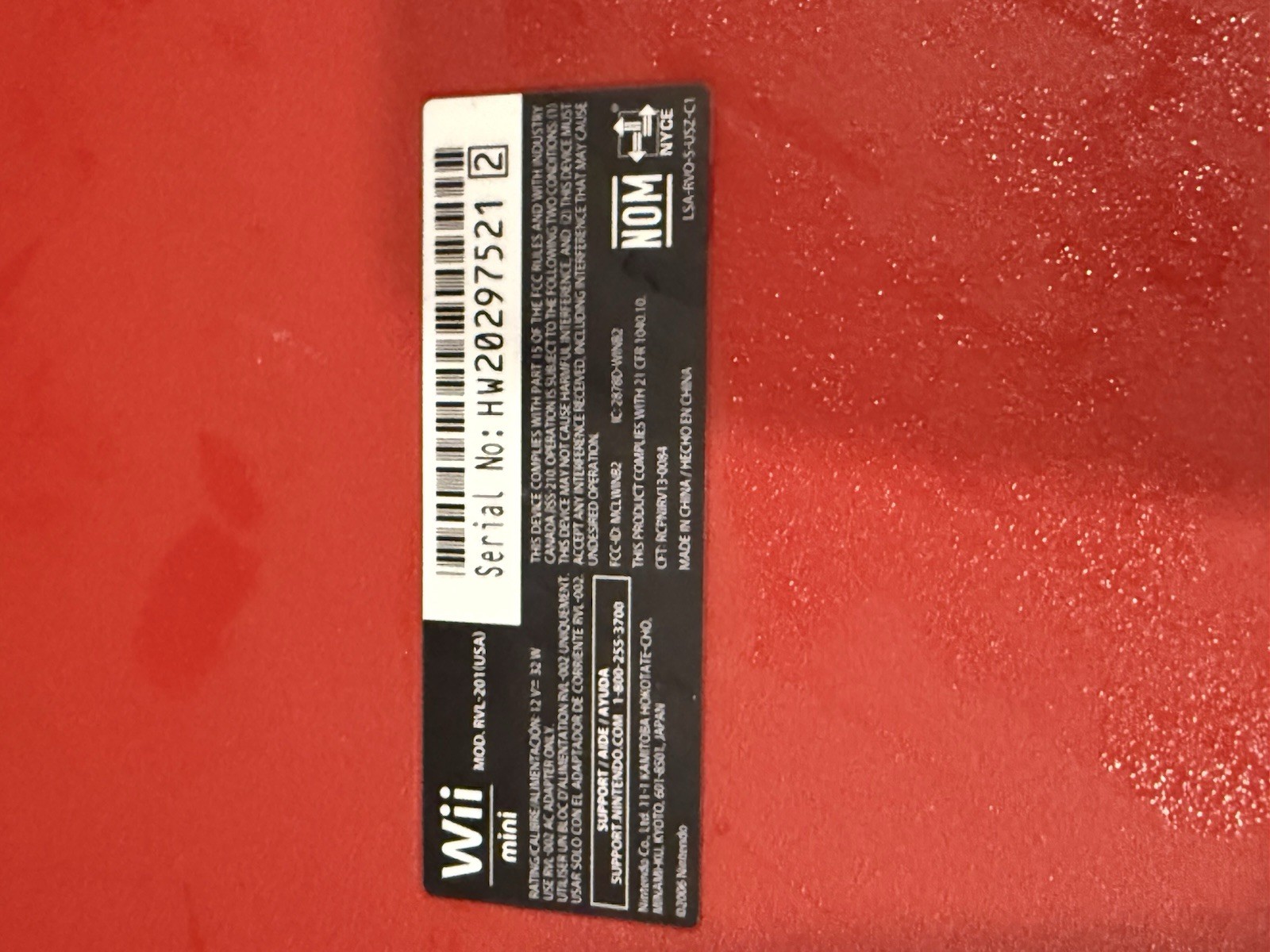 NINTENDO WII Mini CONSOLE Tested