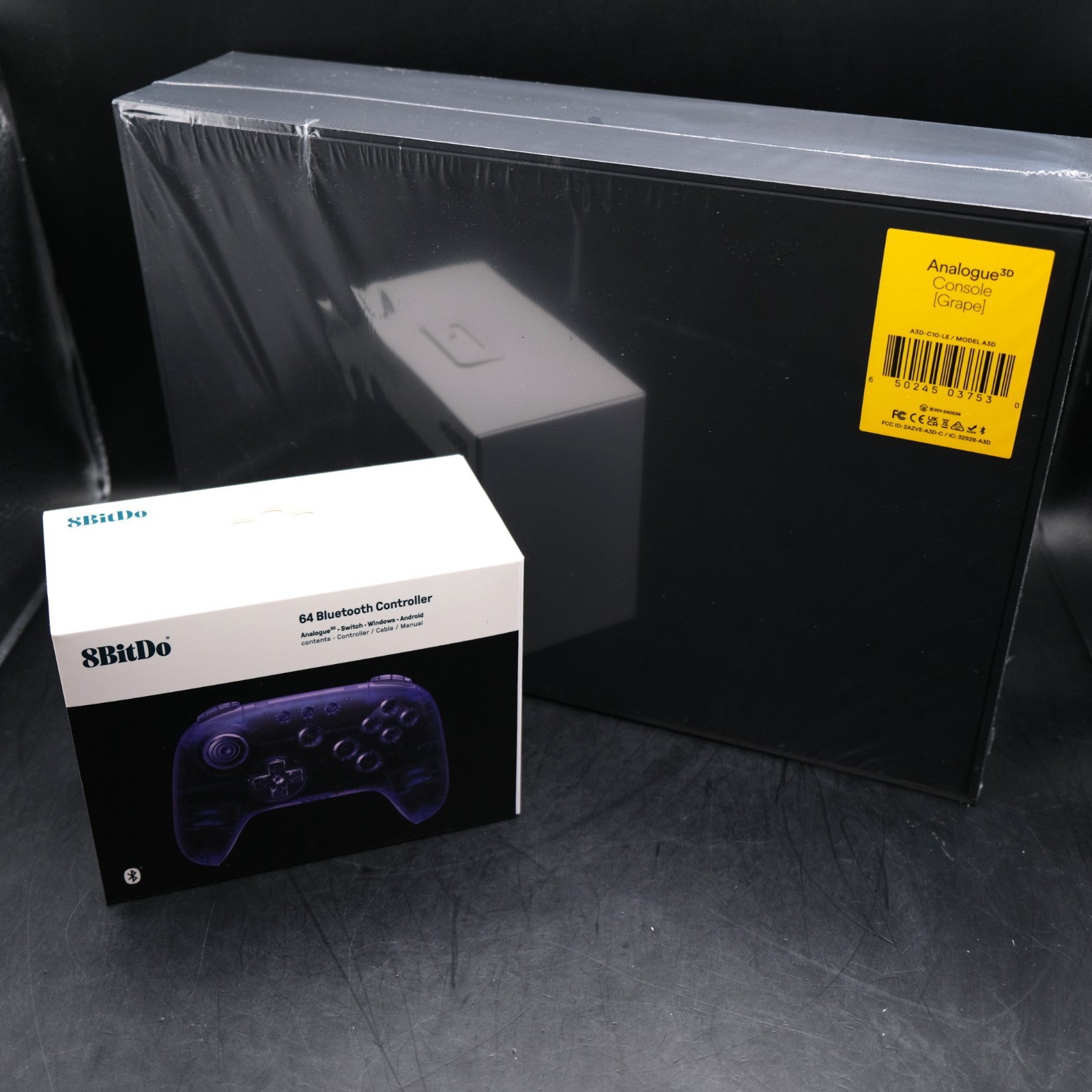 NEW Analogue 3D Funtastic Grape (Purple) Limited Console & 8BitDo Controller