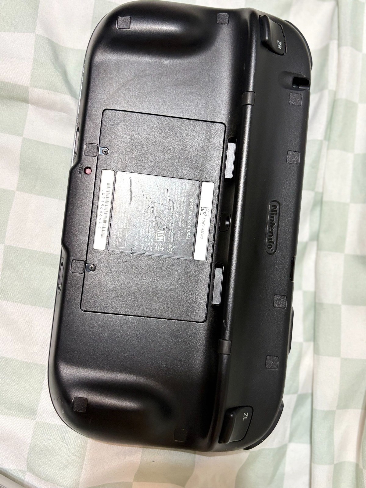 Nintendo Wii U 32GB Black Handheld System(red and silver Mario controllers inc.)
