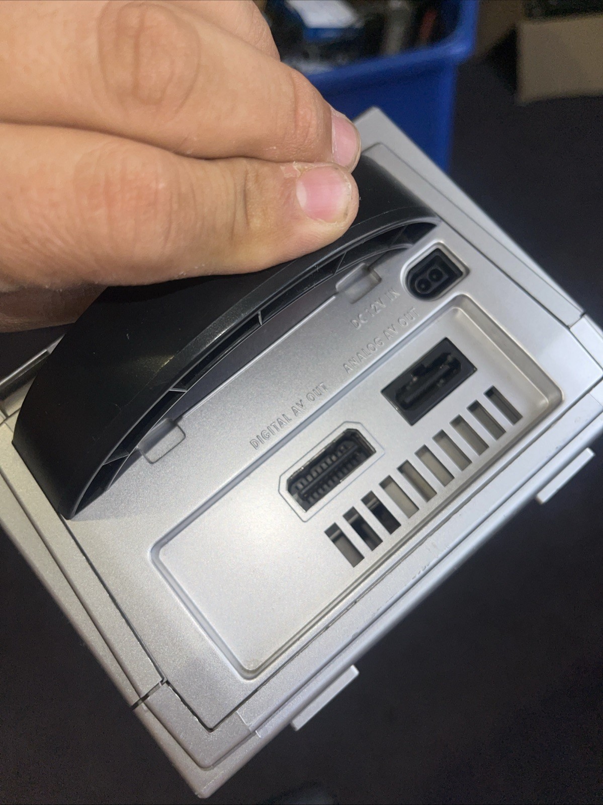 Nintendo GameCube Silver 2001 Platinum DOL-001 TESTES AND WORKING PERFECT