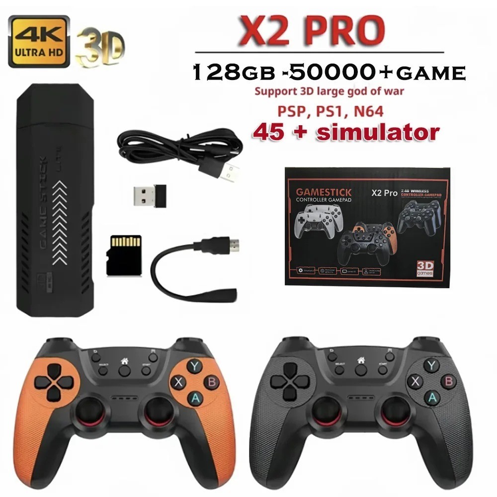 X2 Pro Retro Gaming Console – 50,000+ Built-in Classic Games