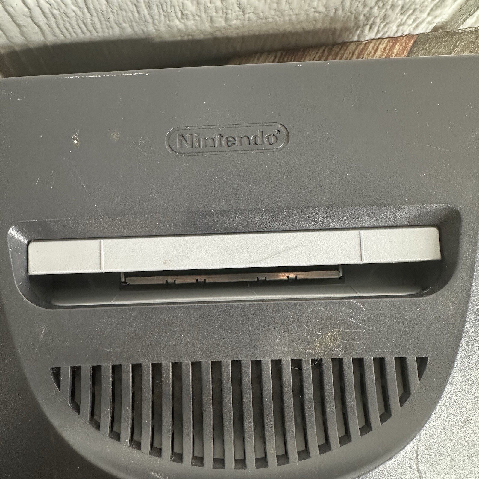 Nintendo 64 Console – Charcoal Gray Bundle- Broken Case – With POKEMON STADIUM