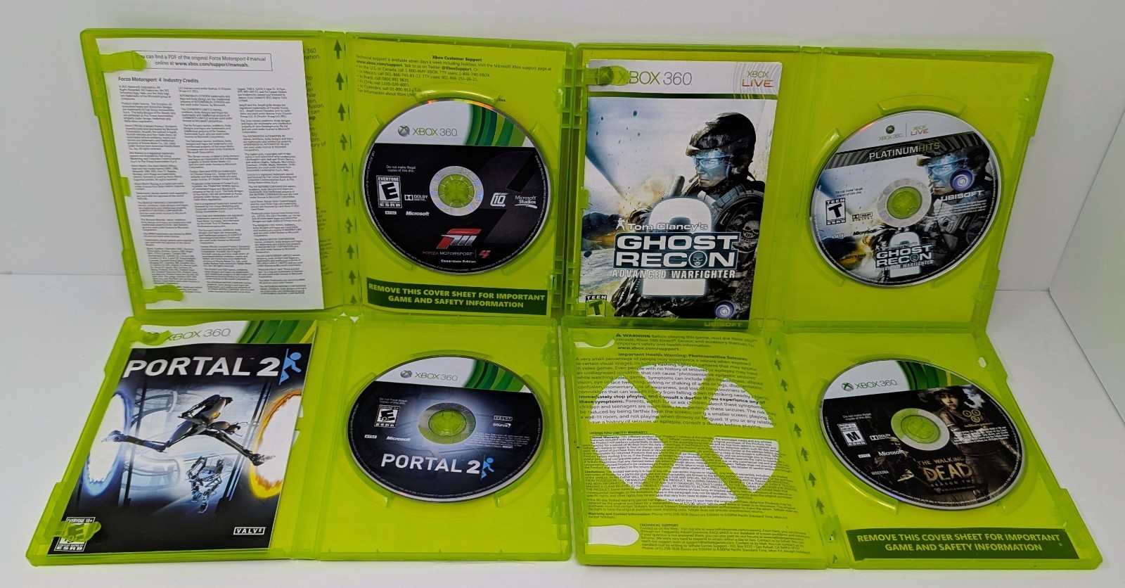 Microsoft Xbox 360 Black 4GB Console Bundle w/ 10 Games – Bomberman – Tested!