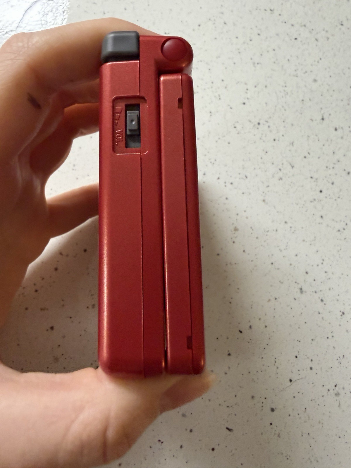 Nintendo Game Boy Advance SP System Flame Red AGS-001 Tested Cosmetic Wear