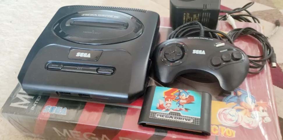 MEGA DRIVE 3 – SONIC 2 EDITION COMPLETE – BY TEC TOY FROM BRAZIL SEGA – RARE! 🔥