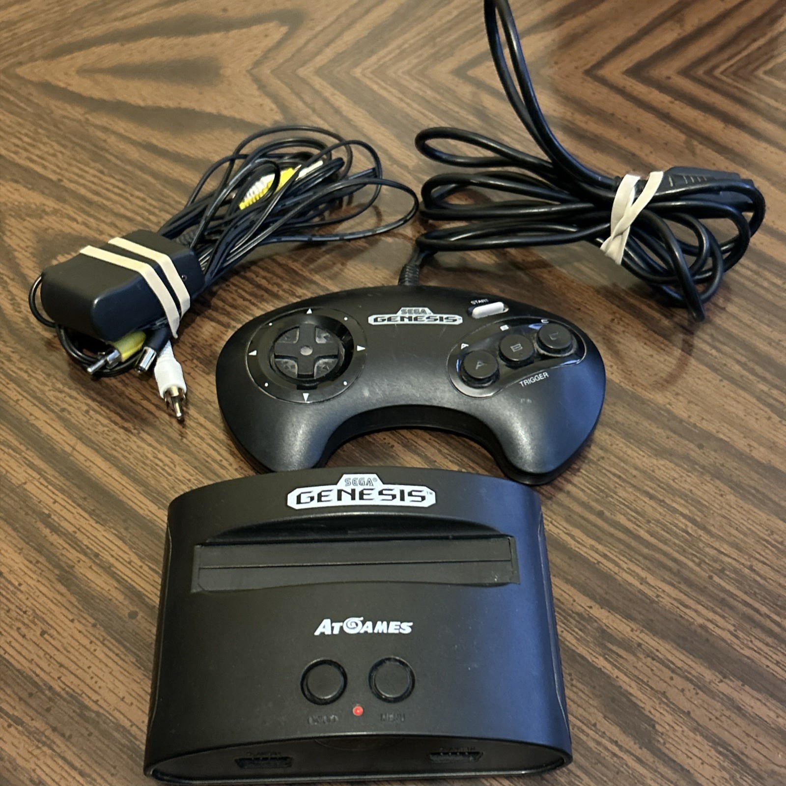 AtGames Sega Genesis Classic Mini Console 80 Built-in Games Controller Tested