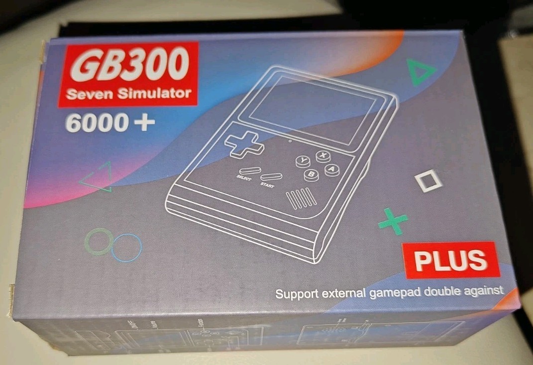 ACCS$15.50+Ship, GameBox 300 Portable Handheld Game Player 3.0 Inch Screen. Red