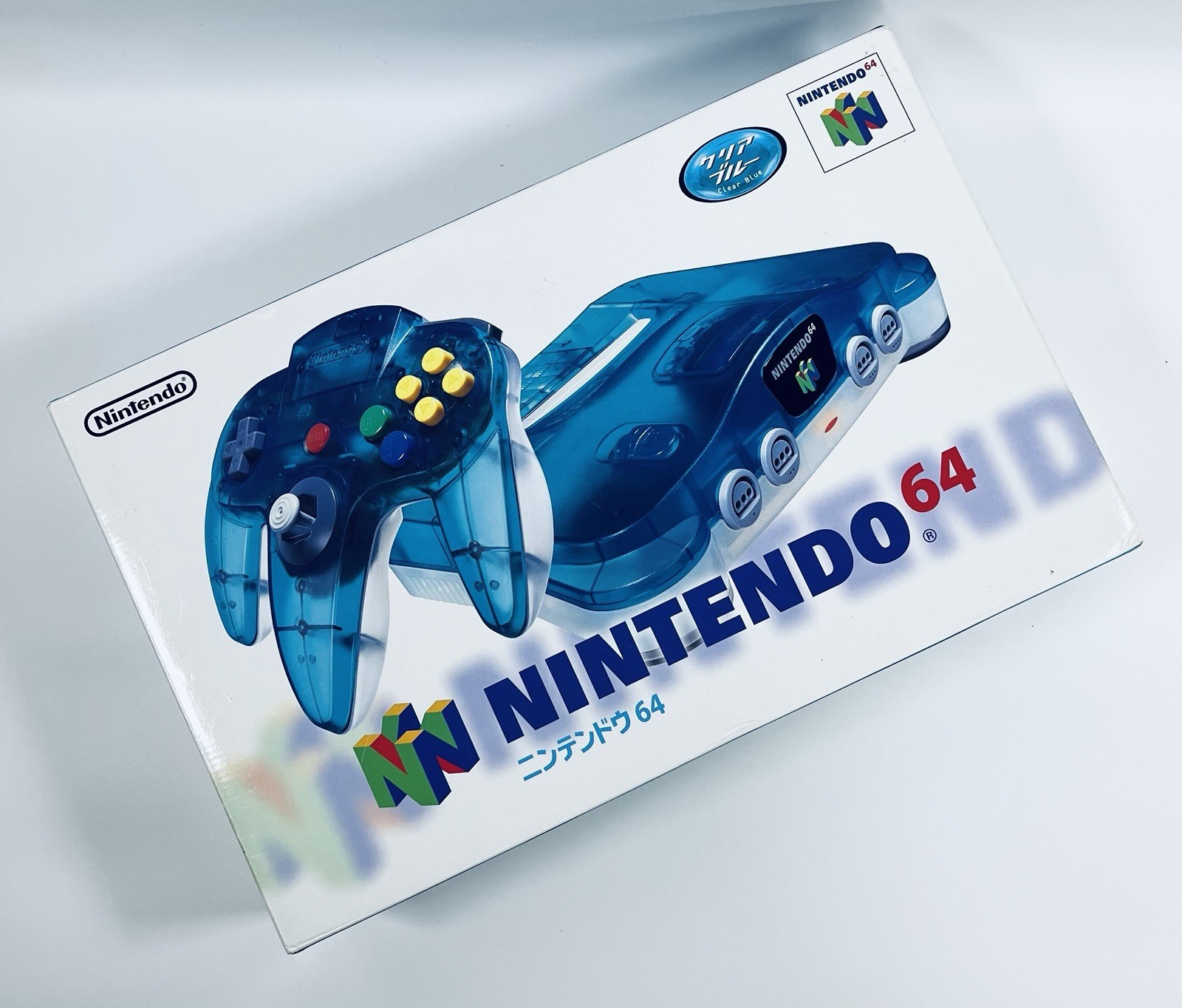 Nintendo 64 Console Clear Blue | Excellent Condition | Boxed | NTSC-J Japan