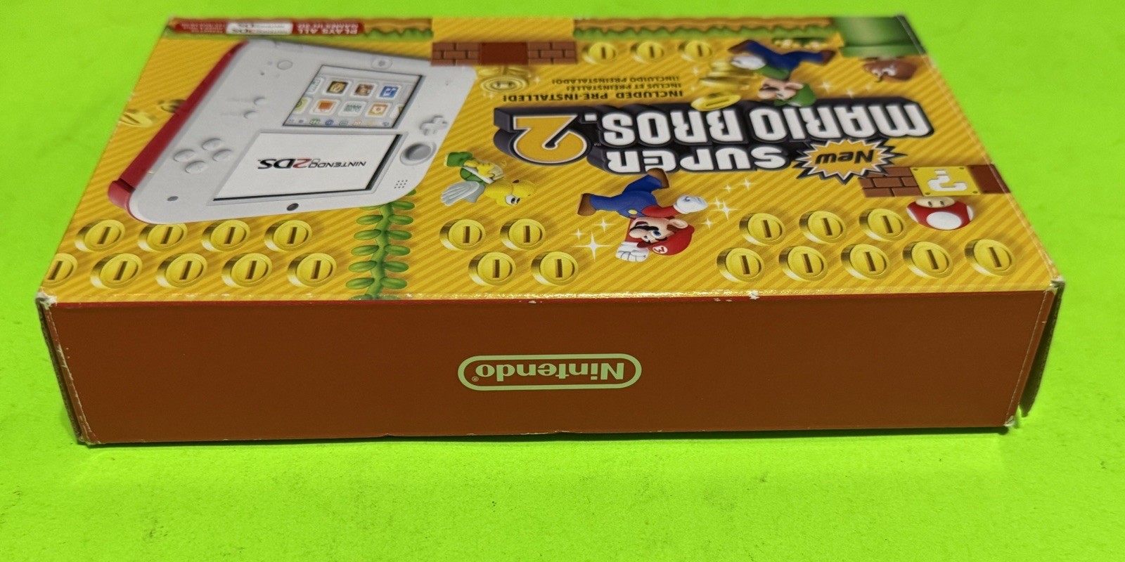 New Super Mario Bros. 2 Nintendo 2DS System Console Original Box w Tray Only!