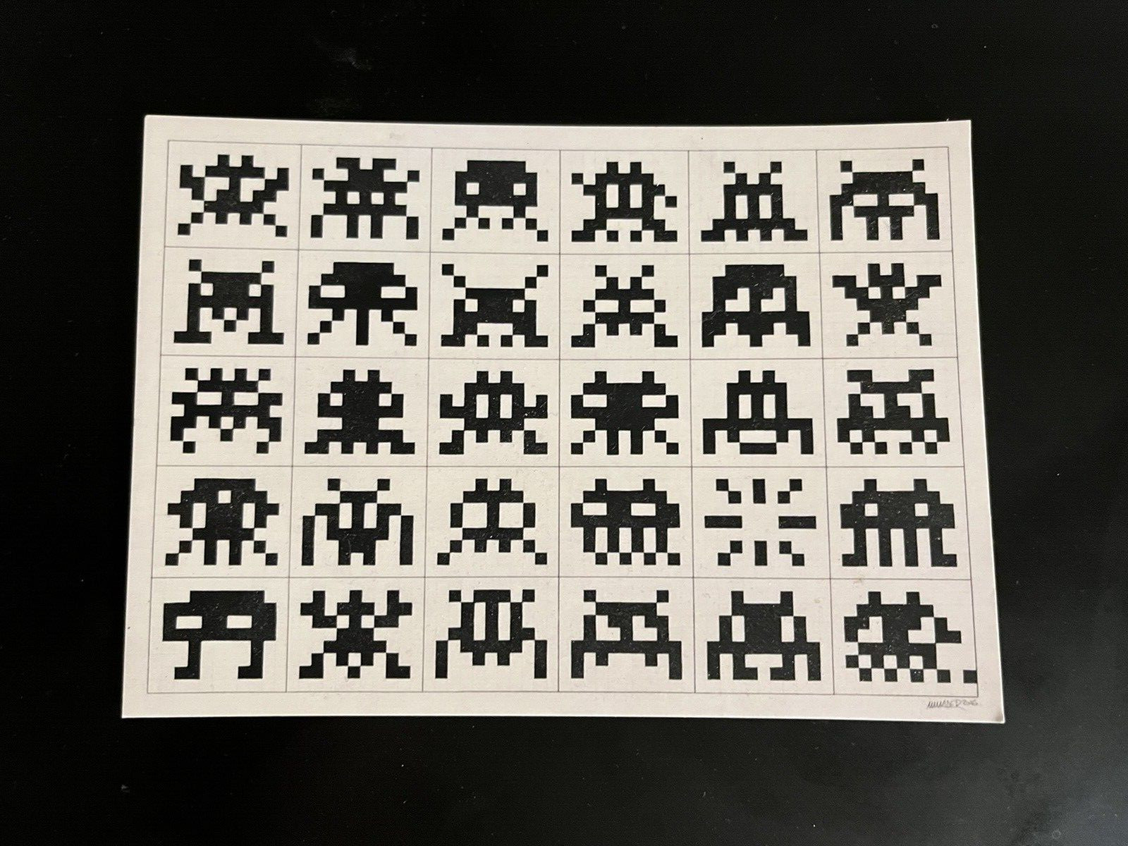 Space Invader Hello My Game Is Postcard Art Print post card 4″x6″ Space Shop LE