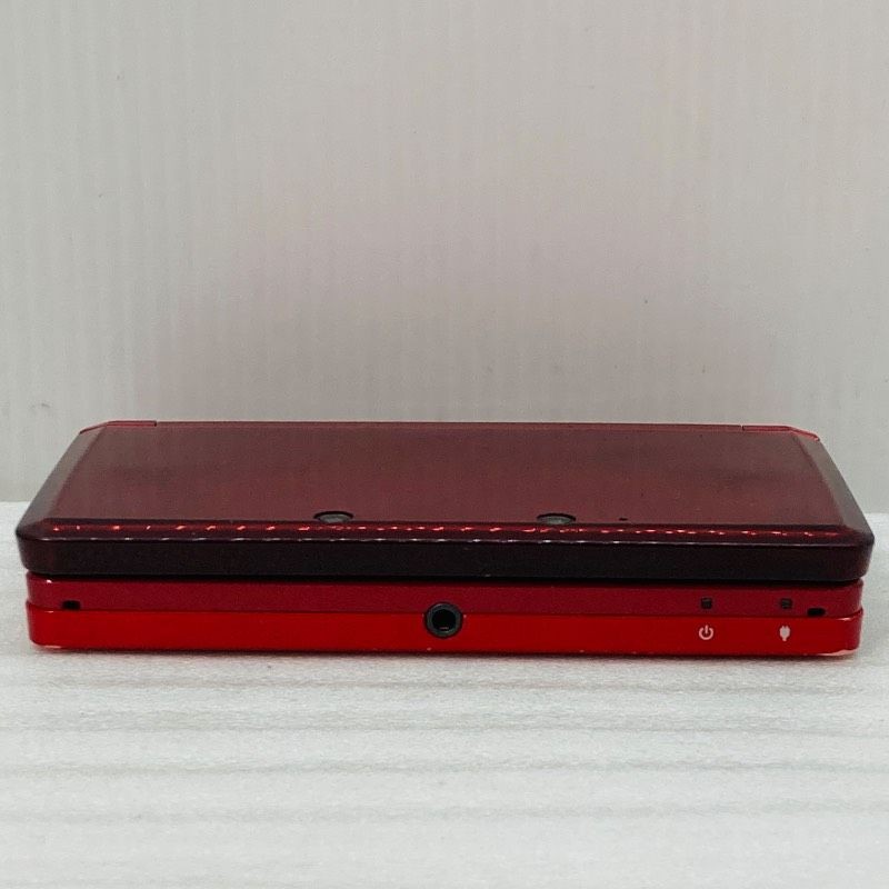 Nintendo 3DS CTR-001 Metallic Red Console Tested Working Charger SD Stylus