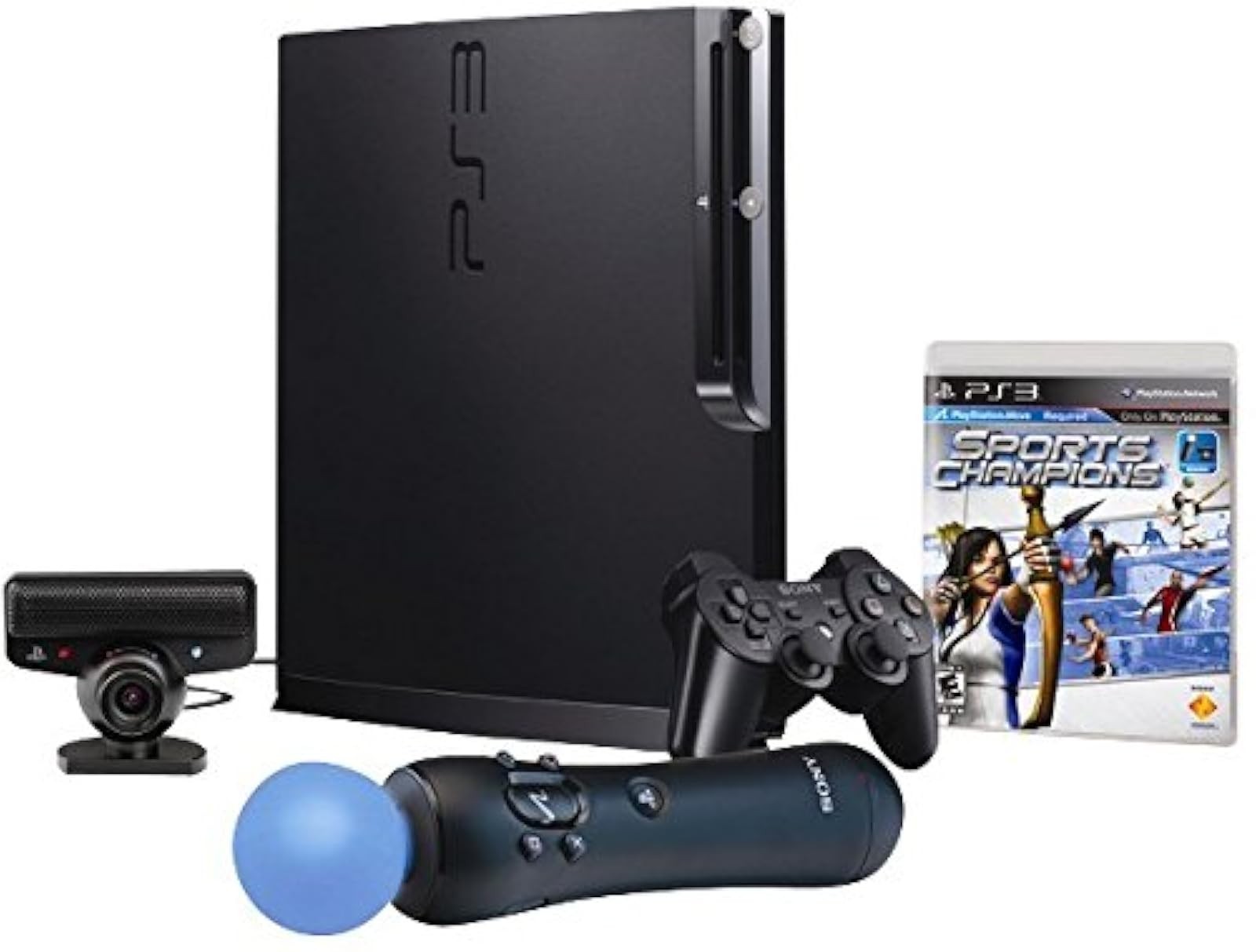 PlayStation 3 – 320 GB System PlayStation Move Bundle Slim Very Good 3Z