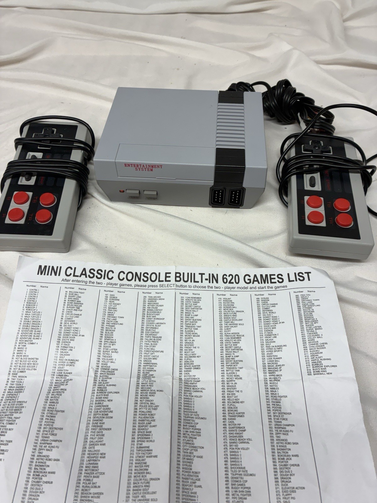 Generic Mini Nintendo Console Preloaded Games NOT NINTENDO No Power Cord Gaming